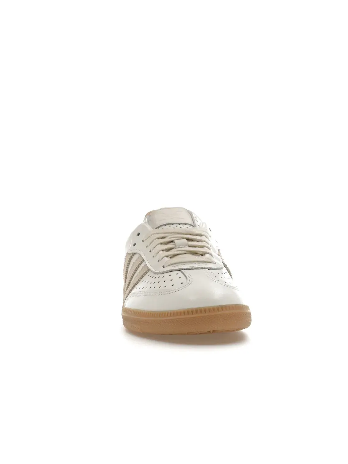 Мужские кроссовки с замшевыми вставками Adidas Samba OG — изображение 2 из 4, белый белый бежевый