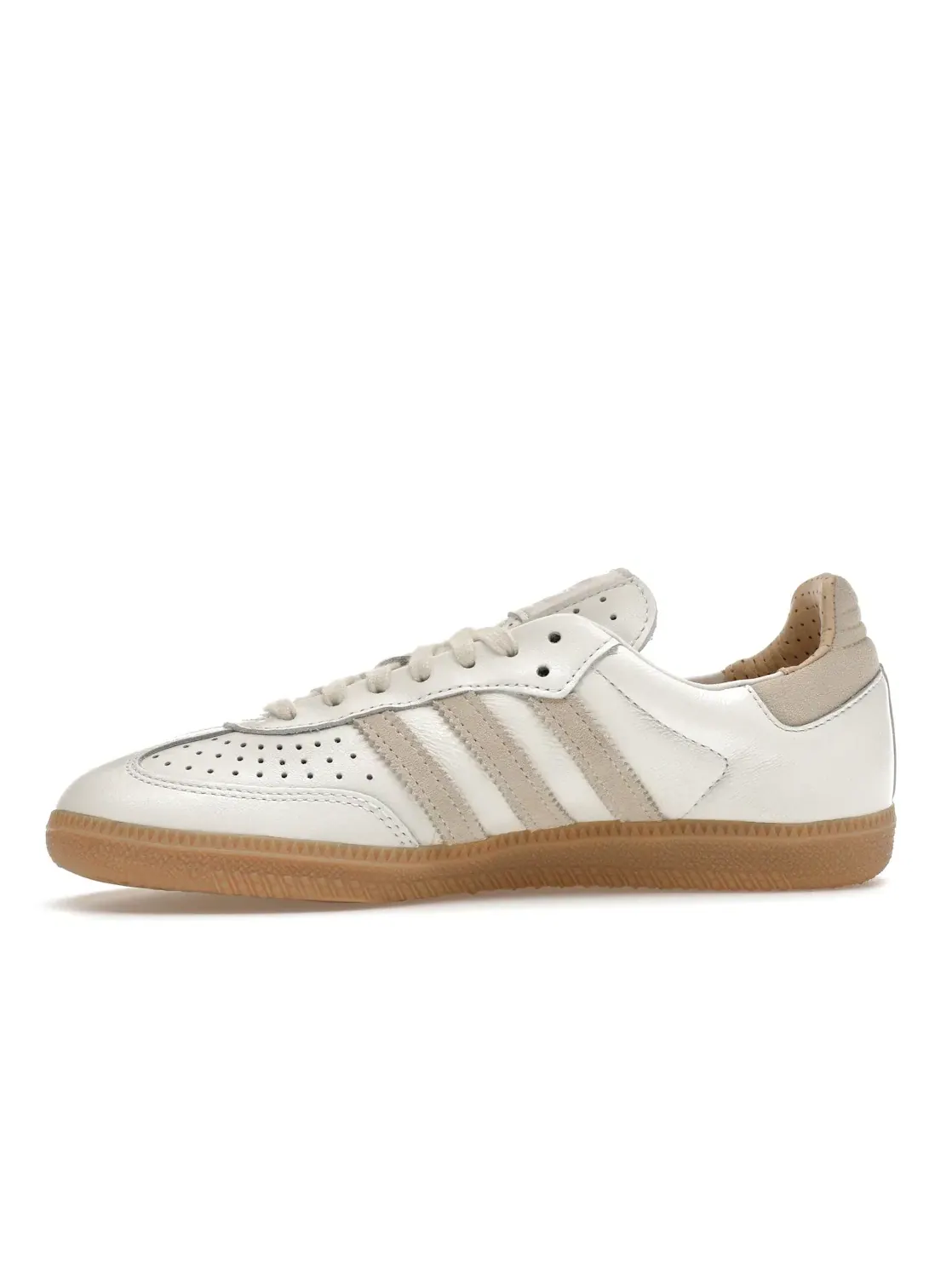 Мужские кроссовки с замшевыми вставками Adidas Samba OG — изображение 3 из 4, белый белый бежевый