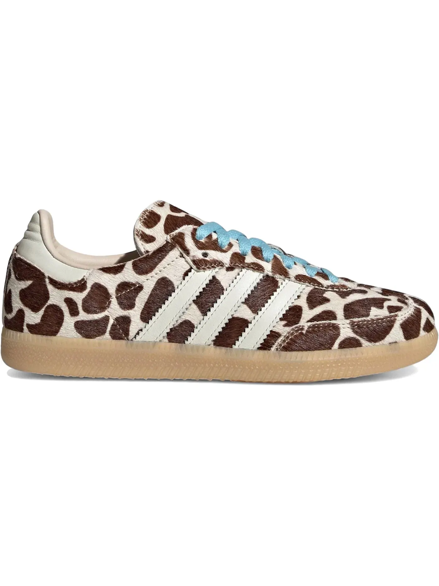 Женские кроссовки с принтом Cow Print Adidas Samba OG — изображение 1 из 1, слоновая кость