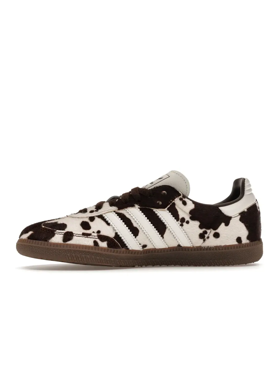Женские кроссовки с принтом Adidas Samba OG — изображение 3 из 4, темный коричневый/белый