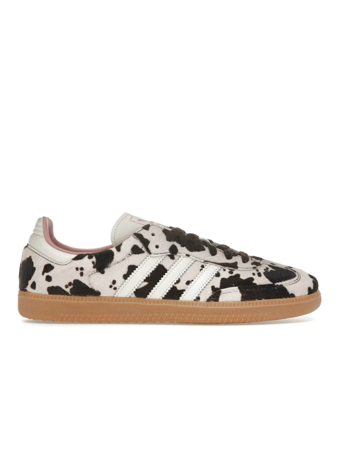 Женские кроссовки с принтом Adidas Samba OG — изображение 1 из 4, темный коричневый/белый