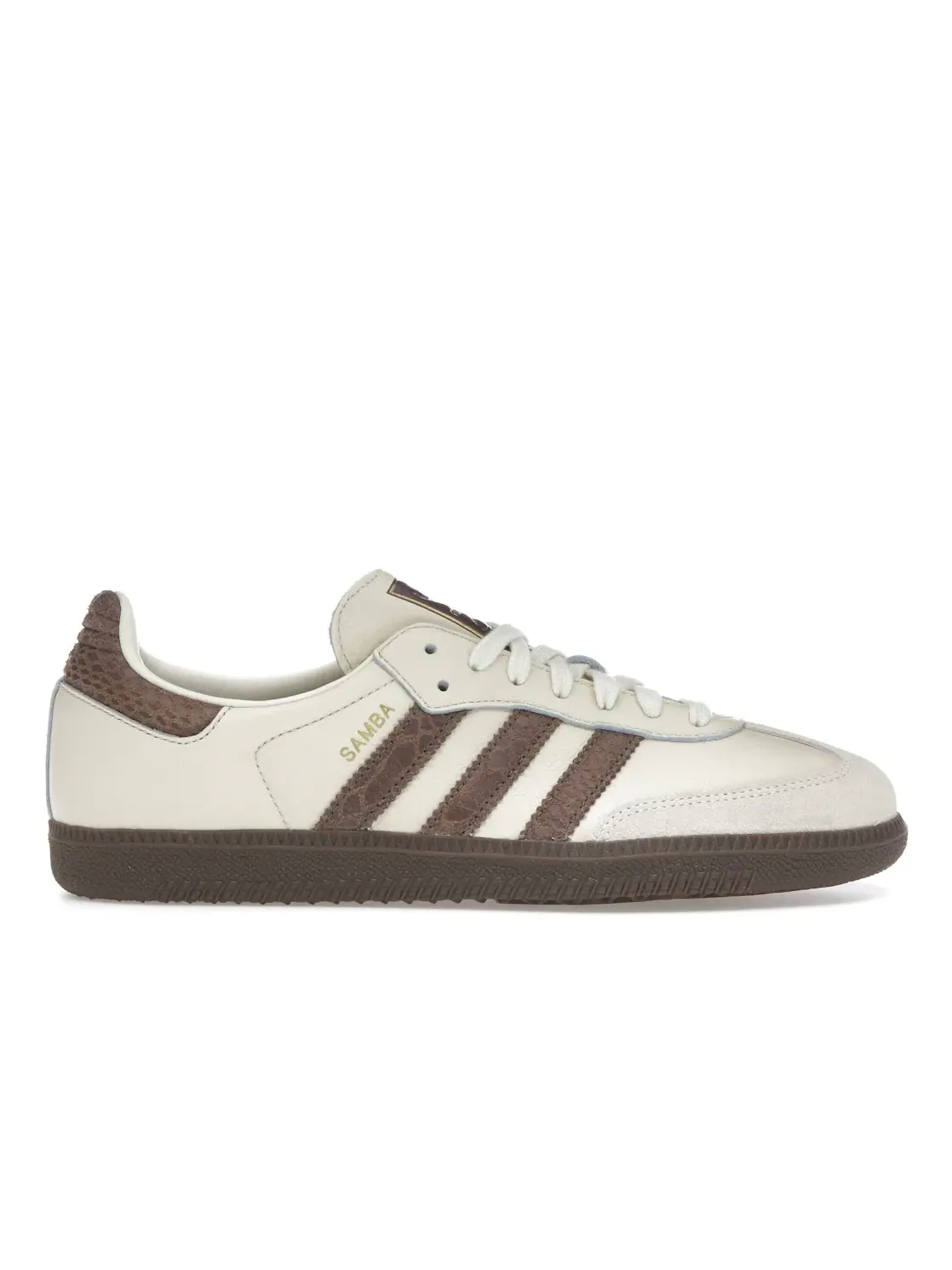 Женские кроссовки lifestyle с замшевыми вставками Adidas Samba OG — изображение 1 из 4, кремовый белый