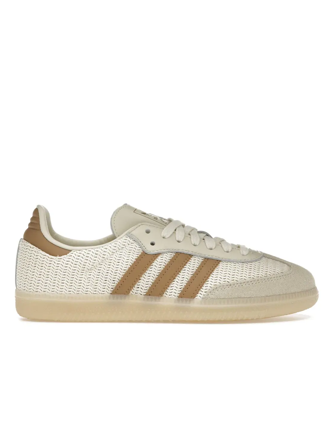 Мужские кроссовки Lifestyle с замшевым накладкой Adidas Samba OG — изображение 1 из 4, кремовый белый//песочный