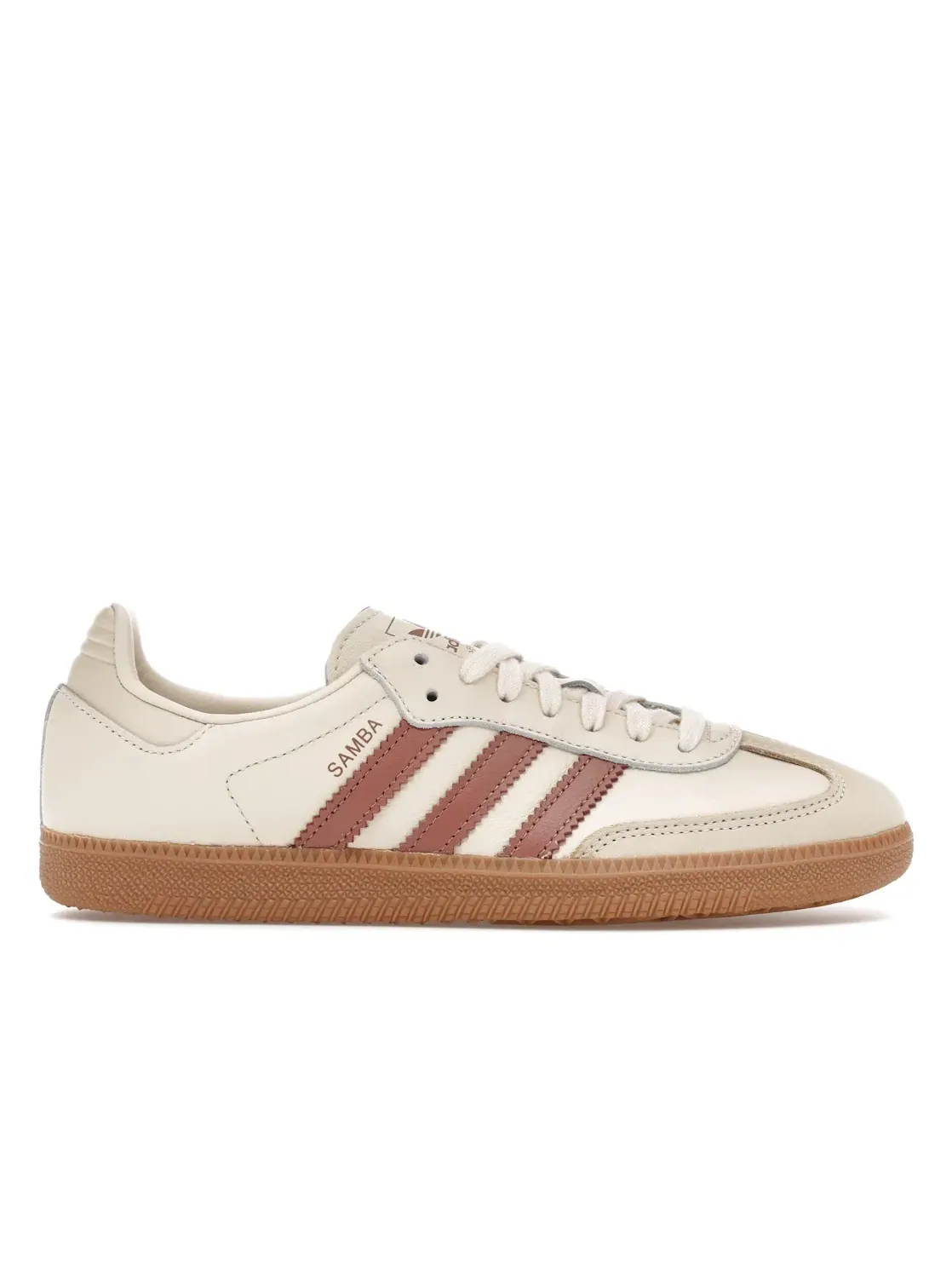 Женские кроссовки с нейтральным верхом Adidas Samba OG — изображение 1 из 4, кремовый белый/белый