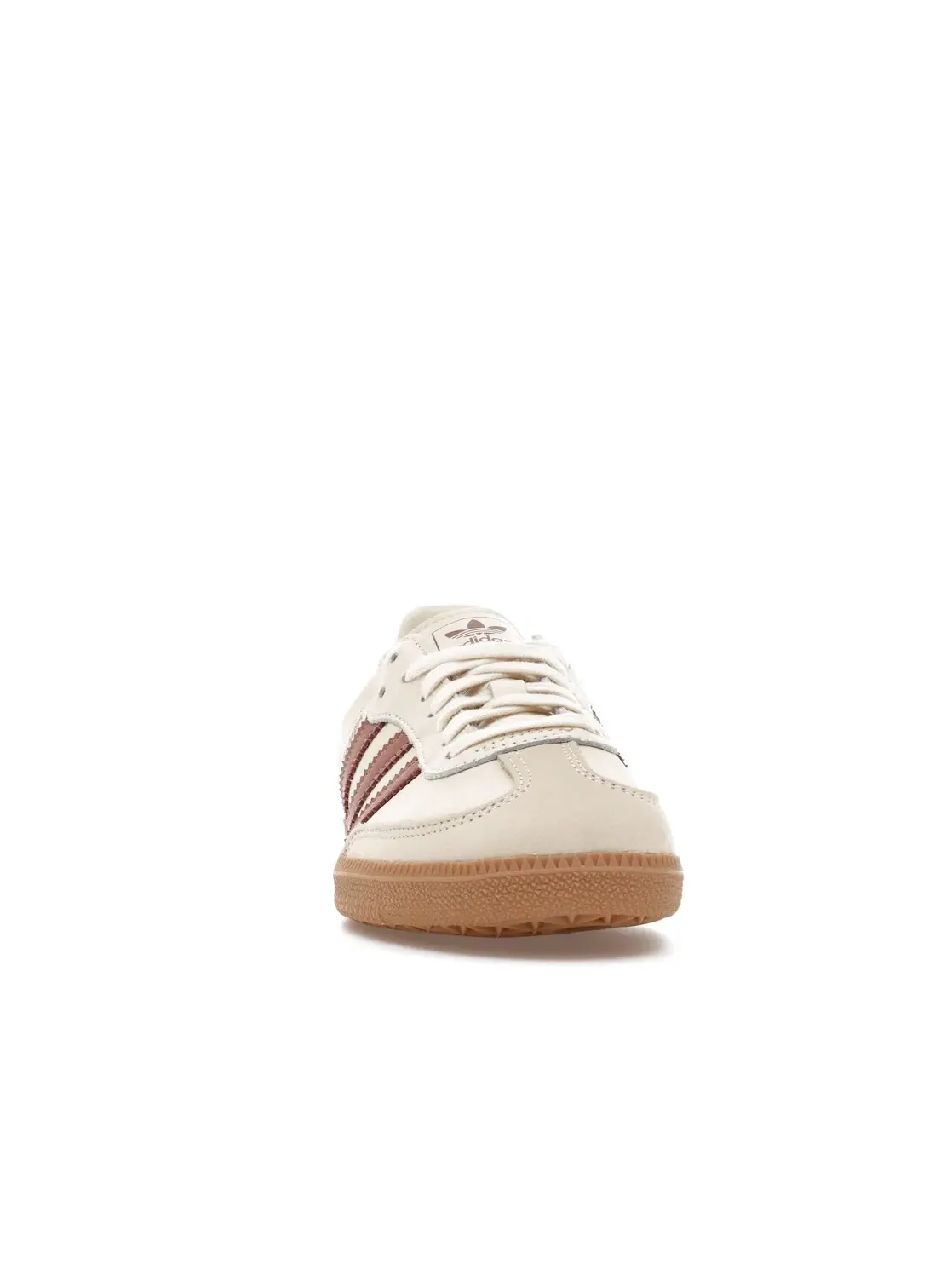 Женские кроссовки с нейтральным верхом Adidas Samba OG — изображение 2 из 4, кремовый белый/белый