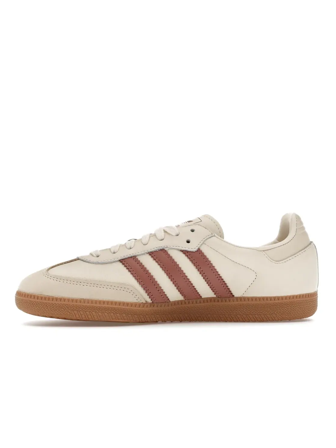 Женские кроссовки с нейтральным верхом Adidas Samba OG — изображение 3 из 4, кремовый белый/белый