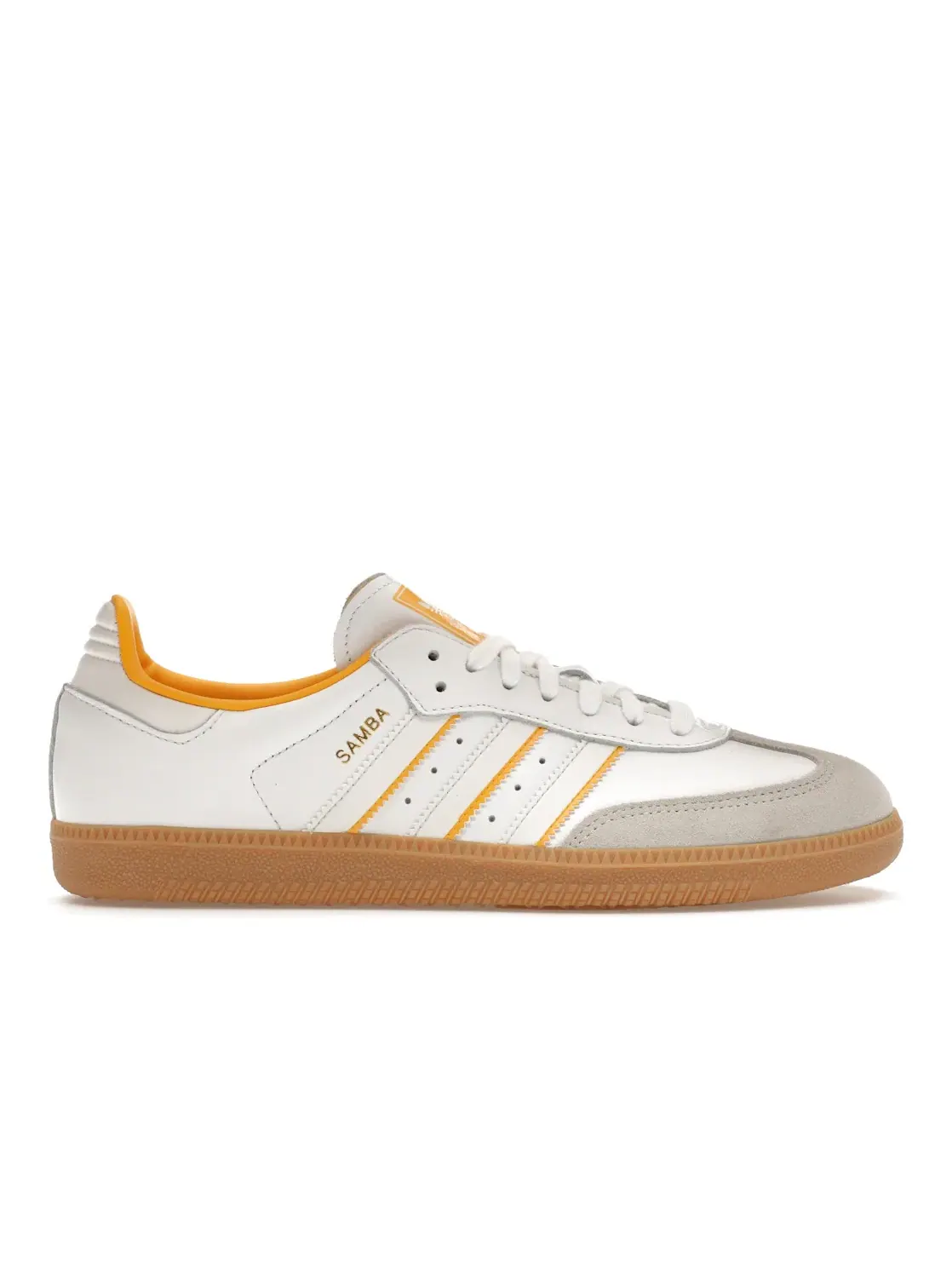Мужские кроссовки Lifestyle Adidas Samba OG — изображение 1 из 4, белый белый желтый