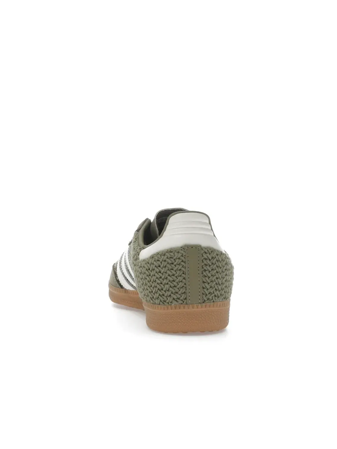 Женские кроссовки с вязаным верхом Adidas Samba OG — изображение 4 из 4, зеленый/кремовый белый