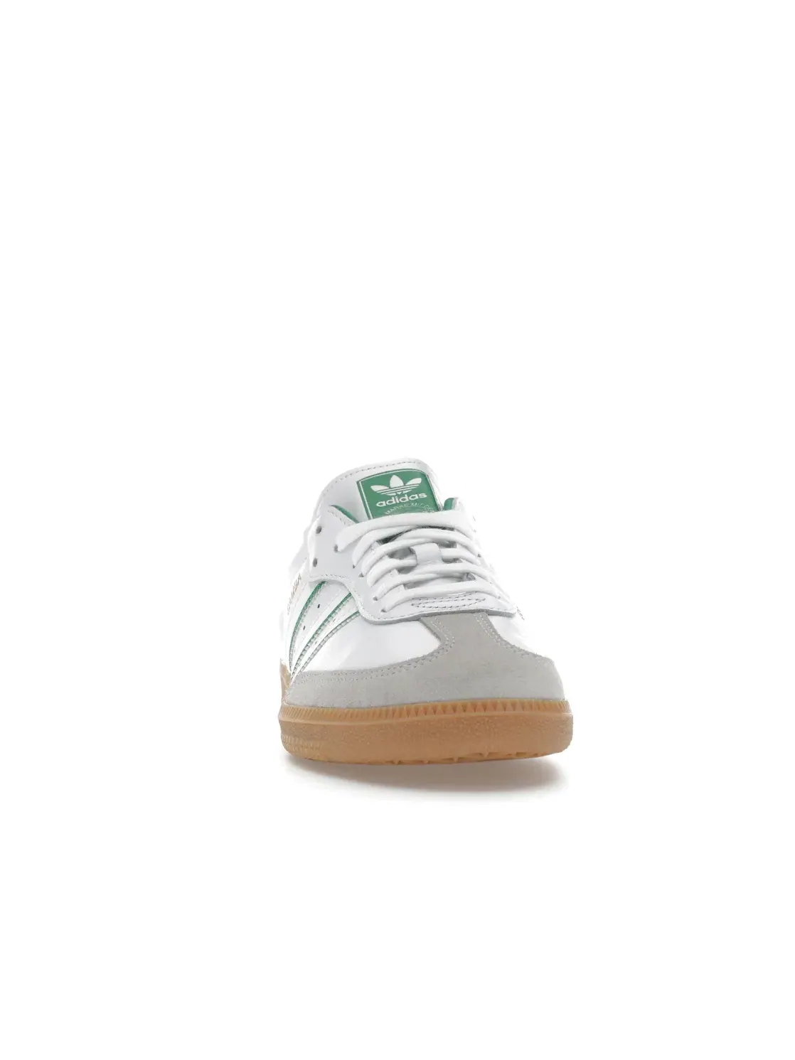 Мужские кроссовки lifestyle Adidas Samba OG — изображение 2 из 4, белый белый зеленый