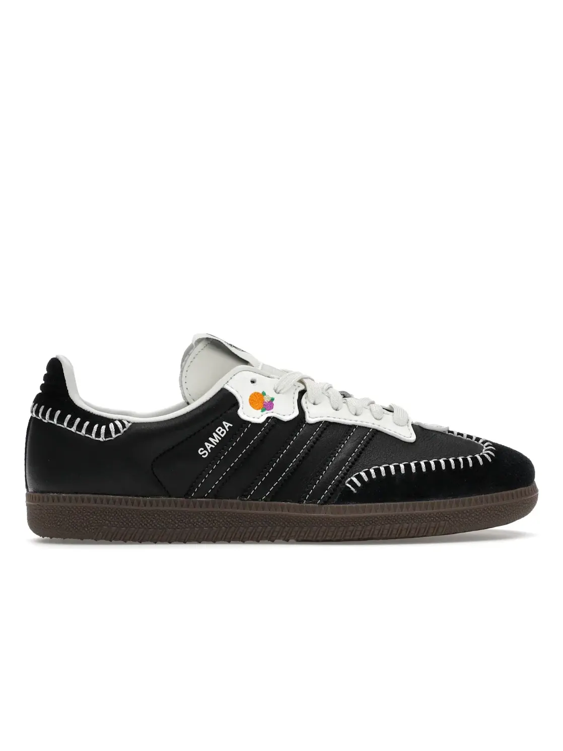 Мужские кроссовки с принтом Adidas Samba OG — изображение 1 из 4, черный/белый/серый