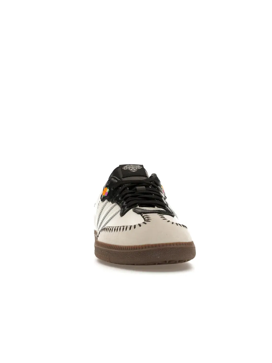 Мужские кроссовки с длинным язычком Adidas Samba OG — изображение 2 из 4, белый/черный/оранжевый