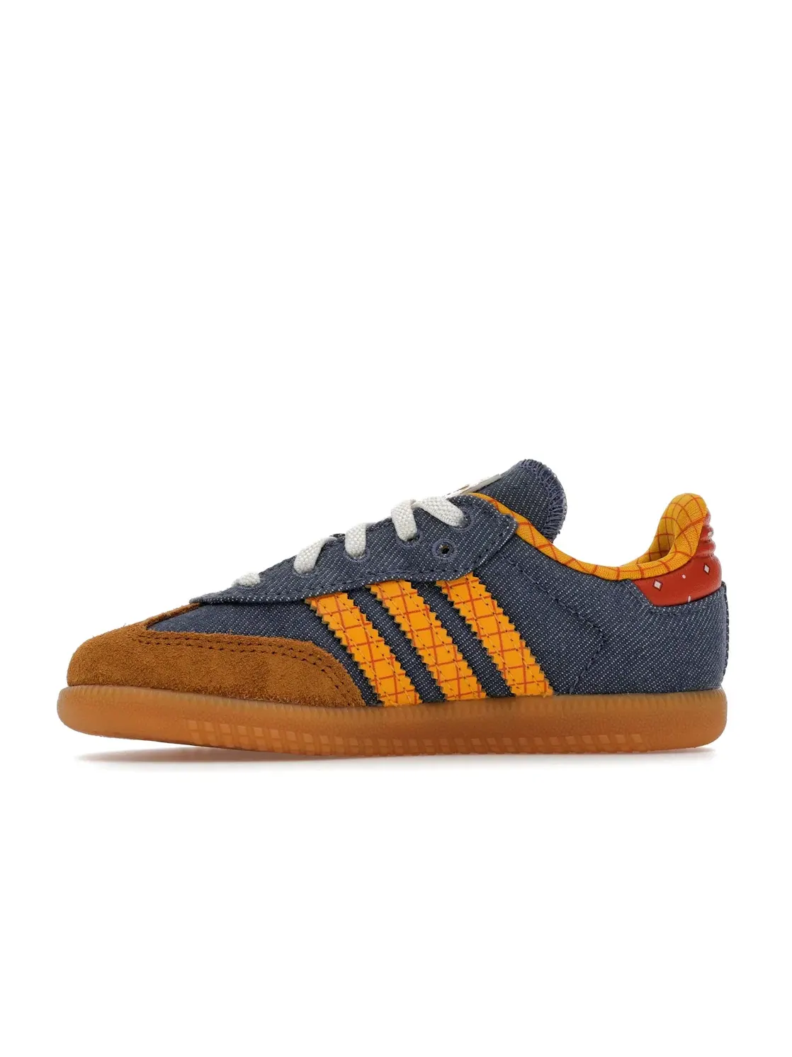 Детские кроссовки с эластичными шнурками Adidas Samba OG Elastic Laces Disney Pixar's Toy Story Woody — изображение 3 из 4