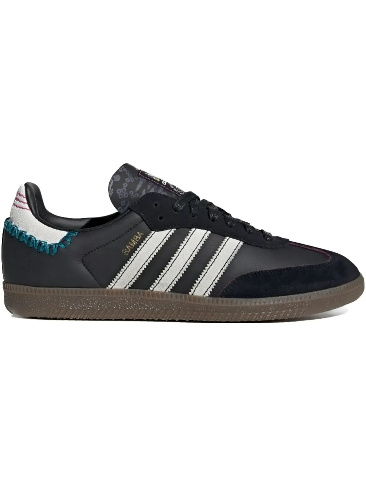 Мужские кроссовки lifestyle Adidas Samba OG — изображение 1 из 1, черный/белый