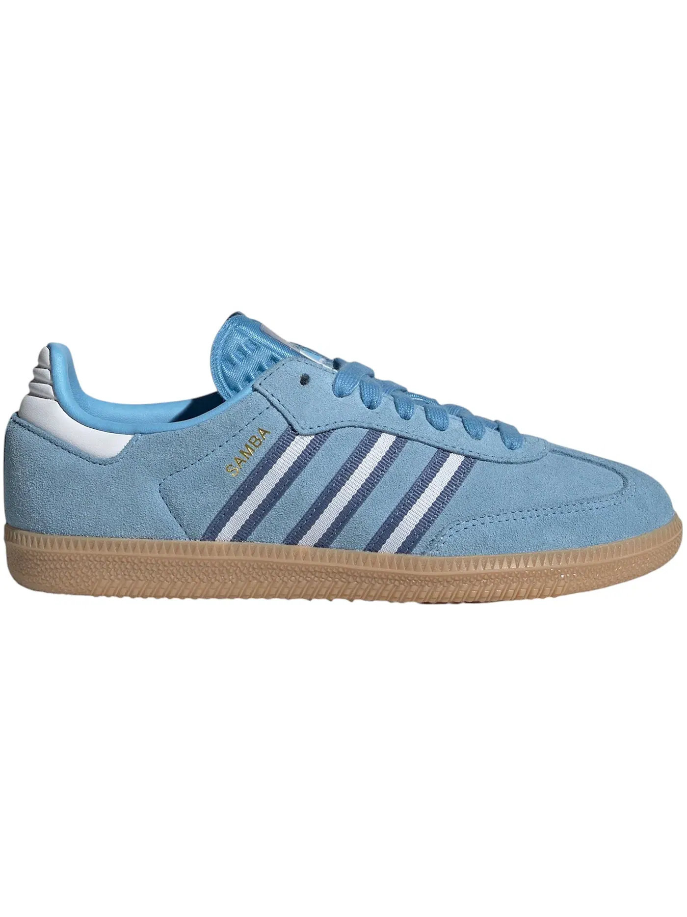 Детские кроссовки Lifestyle Samba OG Adidas — изображение 1 из 1, светлый синий белый