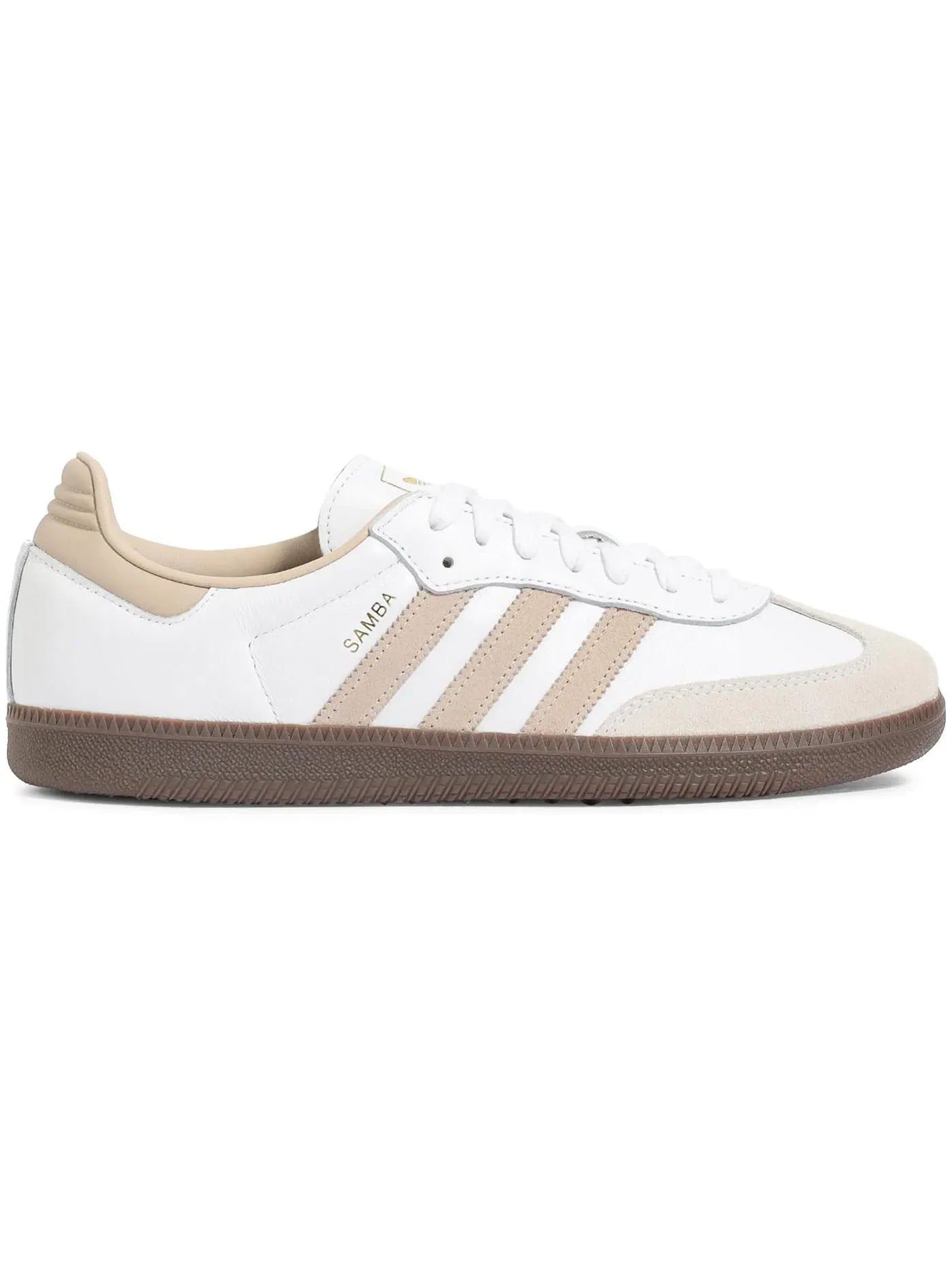 Мужские кроссовки Lifestyle Adidas Samba OG — изображение 1 из 1, белый/коричневый