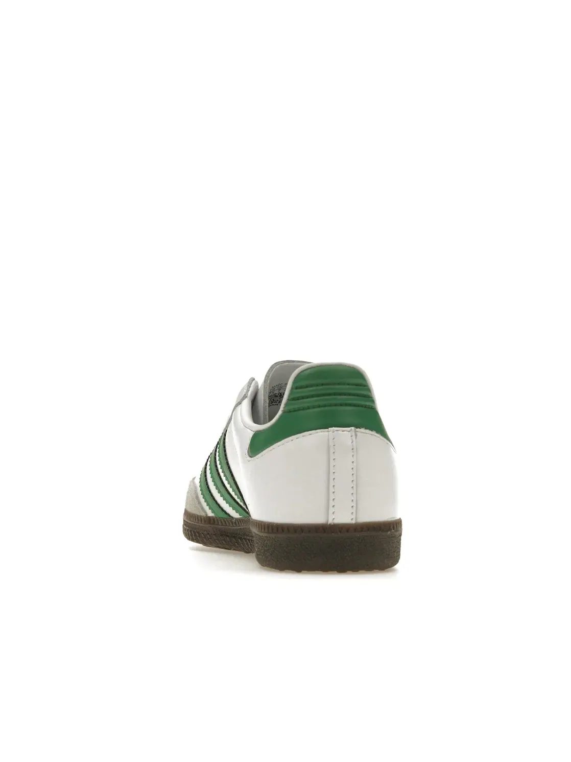 Мужские кроссовки Lifestyle с кожаным верхом Adidas Samba OG — изображение 4 из 4, белый зеленый