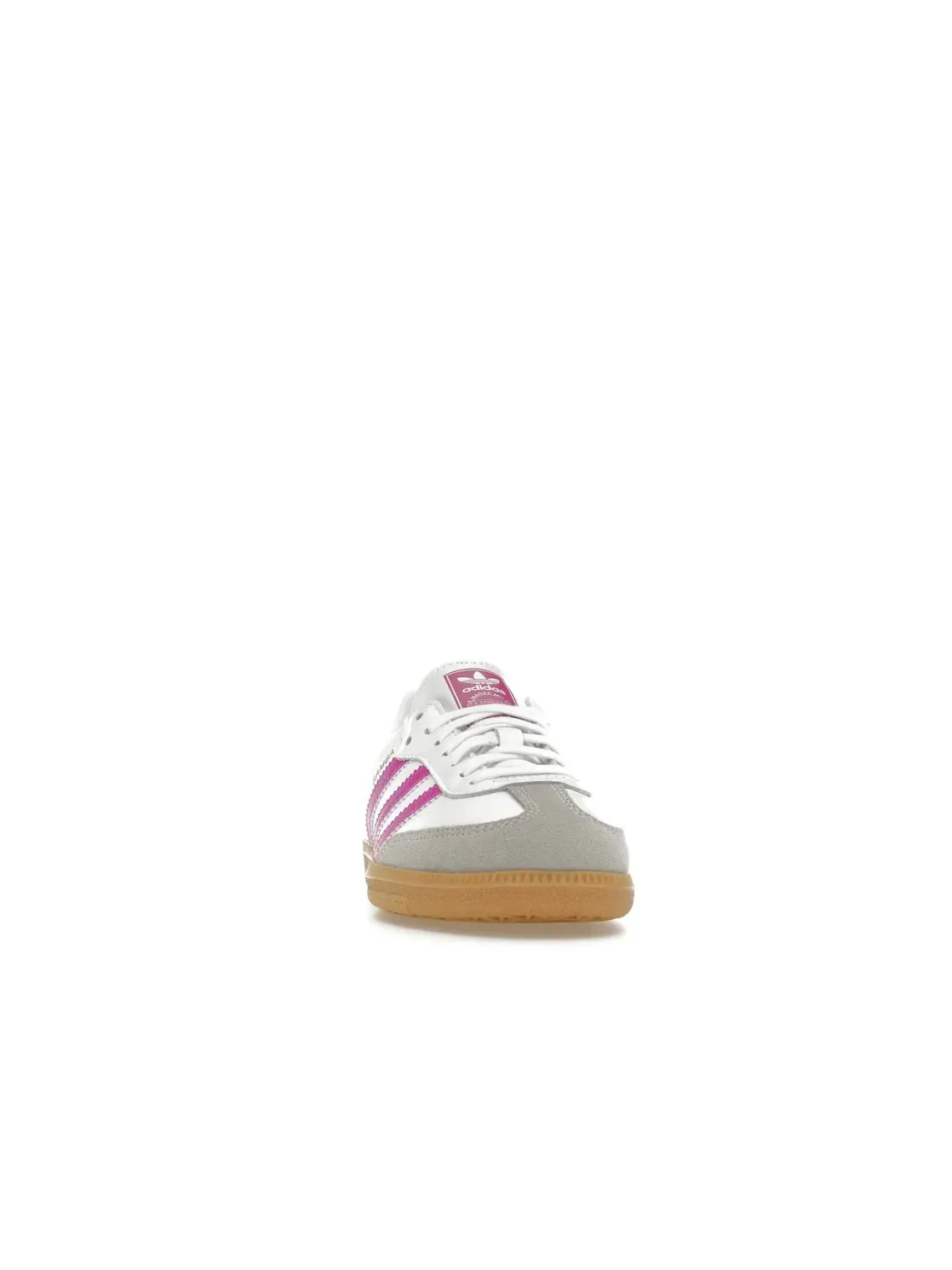 Детские кроссовки с замшевыми вставками Adidas Samba OG — изображение 2 из 4, белый/фиолетовый