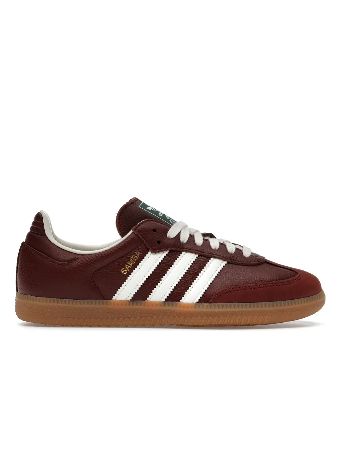 Мужские кроссовки замшевые Samba OG Adidas — изображение 1 из 4, коричневый/белый