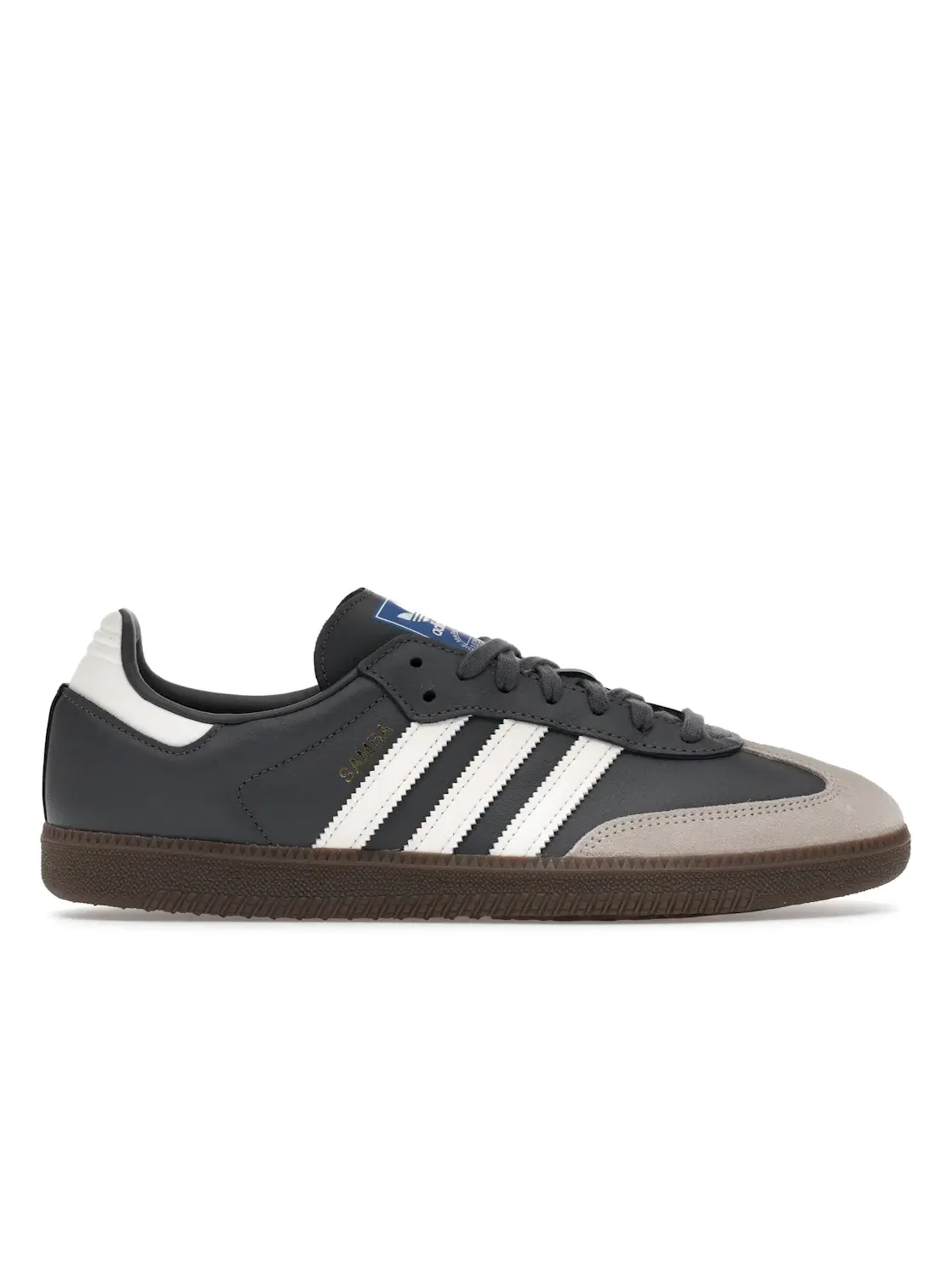 Мужские кроссовки с замшевым верхом Adidas Samba OG — изображение 1 из 4, серый белый