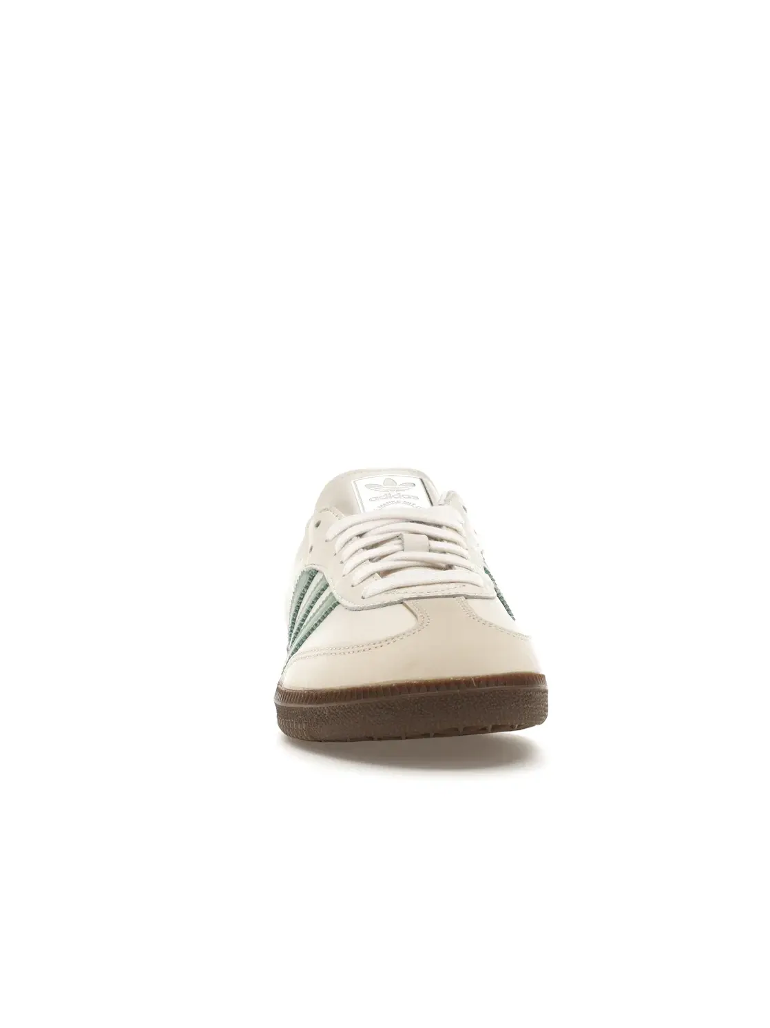 Женские кроссовки lifestyle с замшевыми вставками Adidas Samba OG — изображение 2 из 4, белый/зеленый/белый