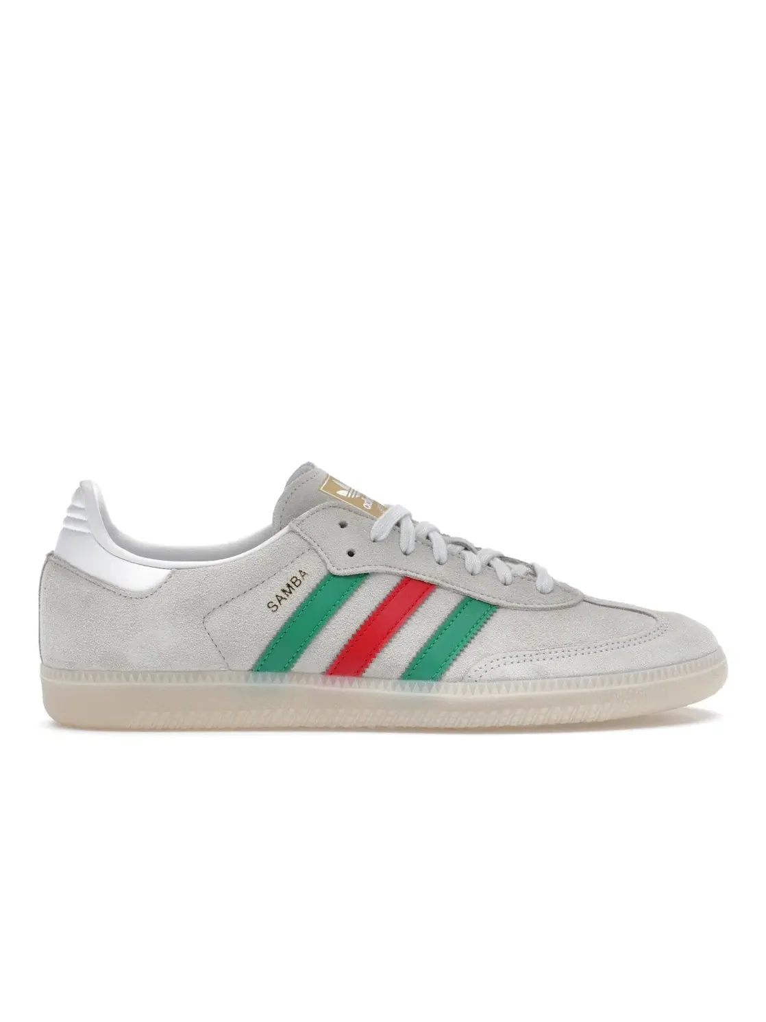 Мужские кроссовки lifestyle Adidas Samba OG — изображение 1 из 4, белый/зеленый