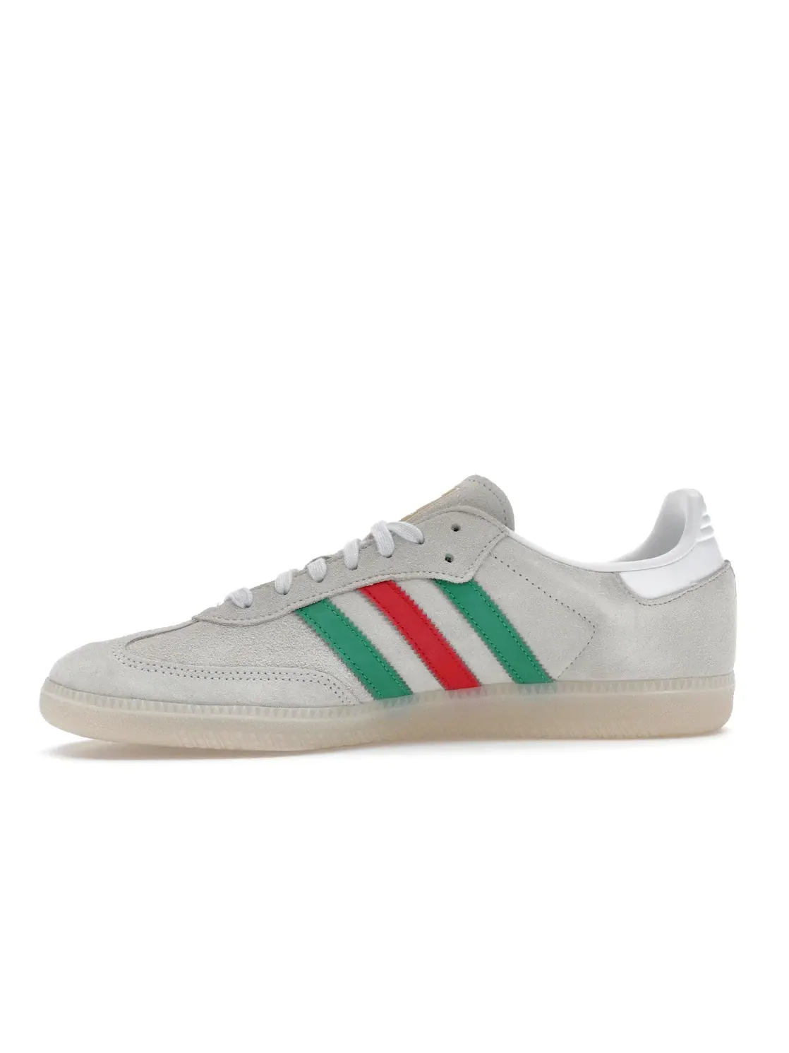 Мужские кроссовки lifestyle Adidas Samba OG — изображение 3 из 4, белый/зеленый