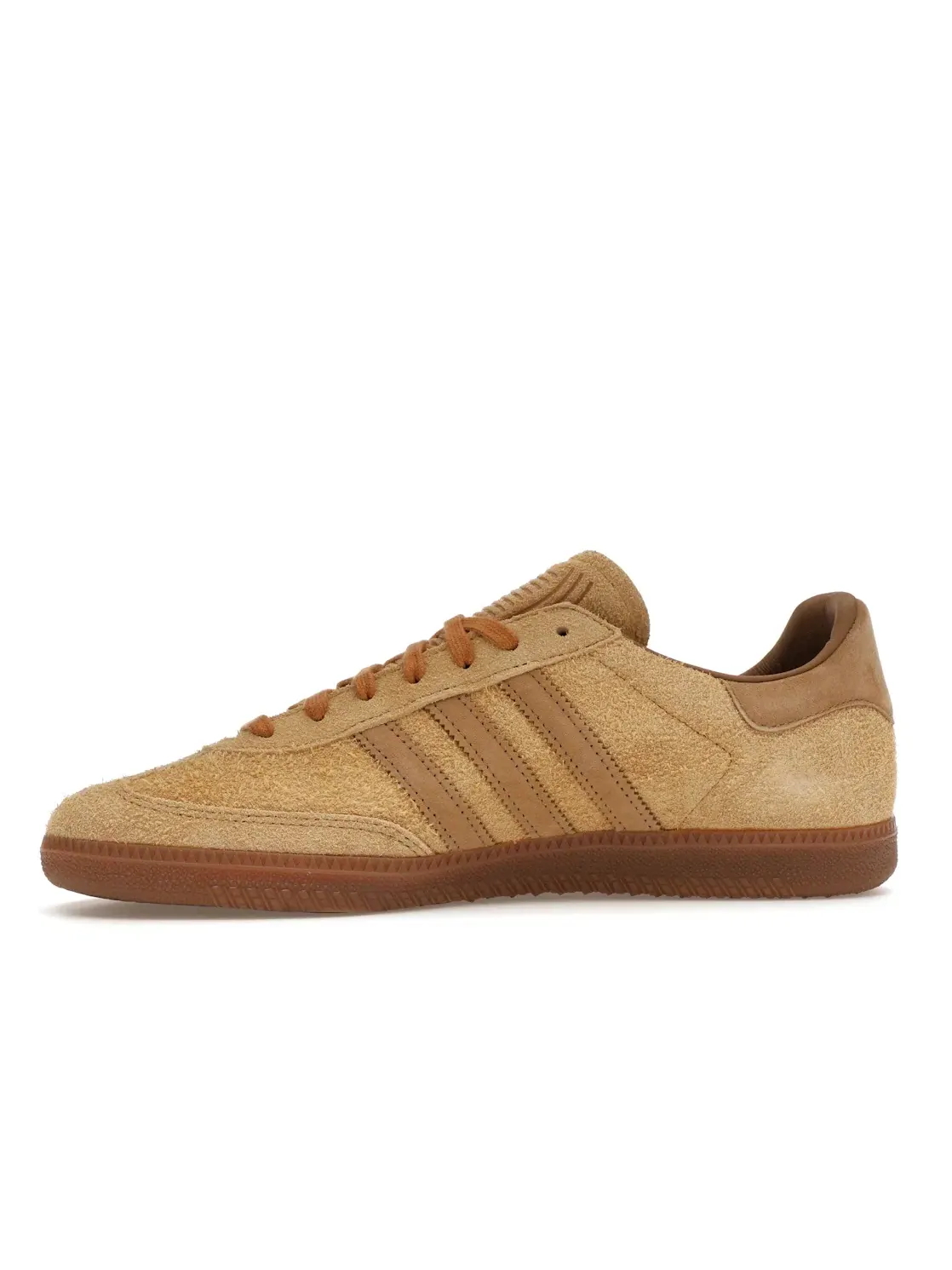 Мужские кроссовки с велюровой замшей Adidas Samba OG JJJJound, Mesa/Mesa/Gum — изображение 3 из 4