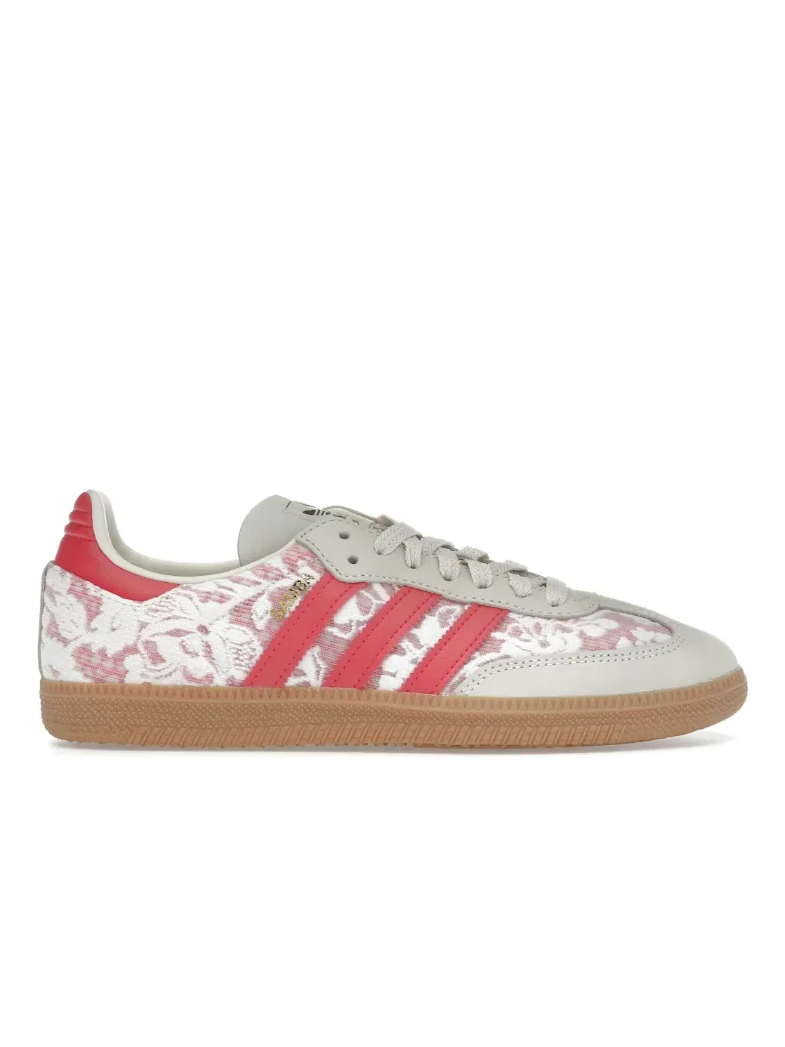 Женские кроссовки с принтом Adidas Samba OG — изображение 1 из 4, белый/кремовый белый