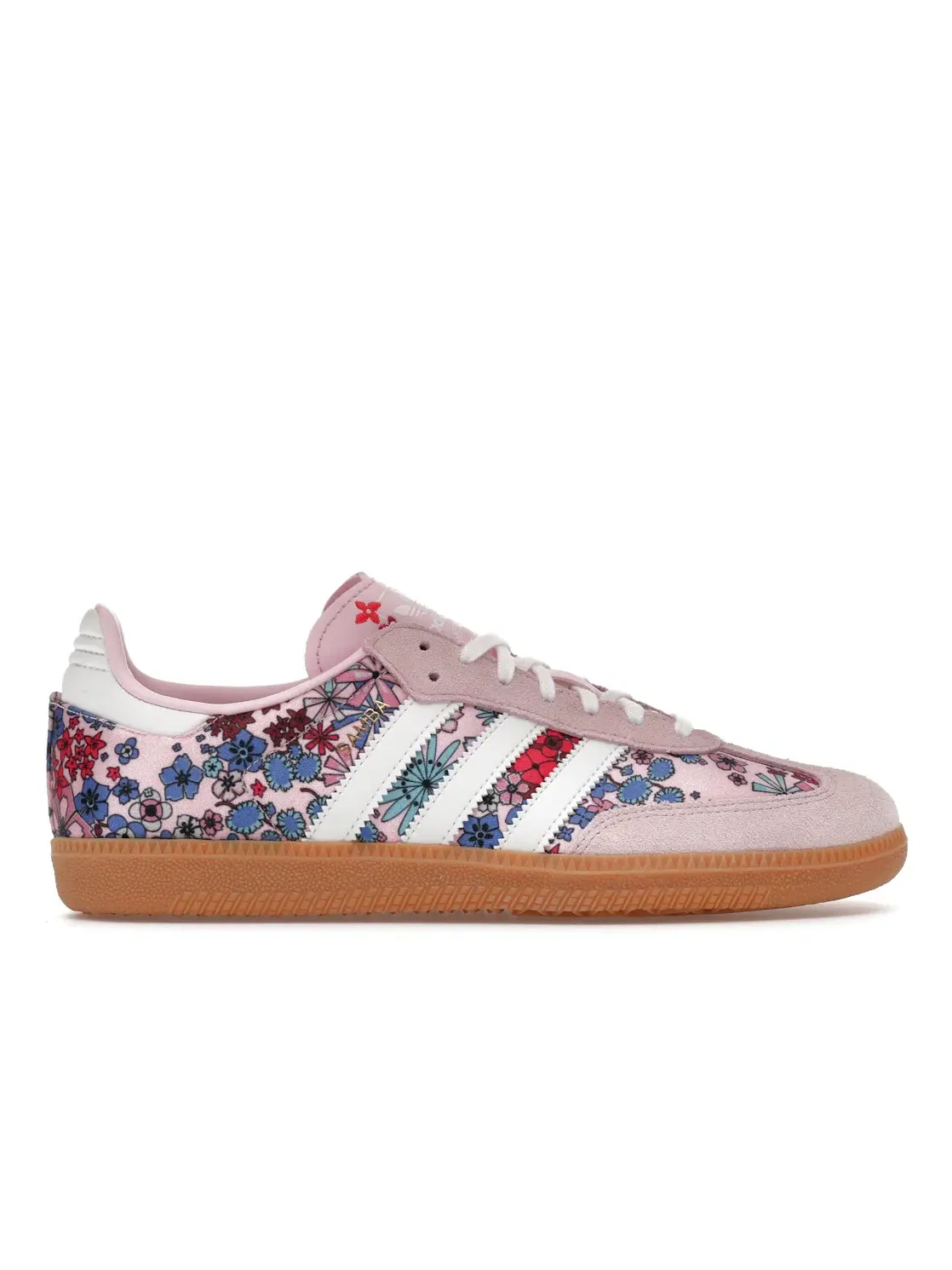 Детские кроссовки Lifestyle с принтом Adidas Samba OG — изображение 1 из 4, прозрачный розовый белый