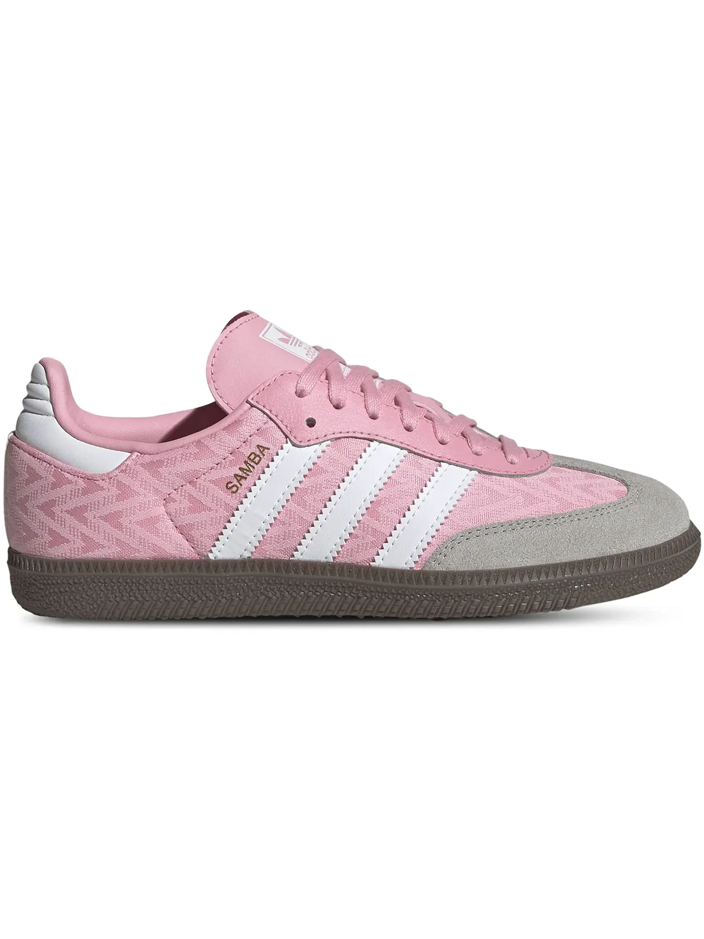Детские кроссовки Lifestyle Adidas Samba OG — изображение 1 из 1, светлый розовый/белый