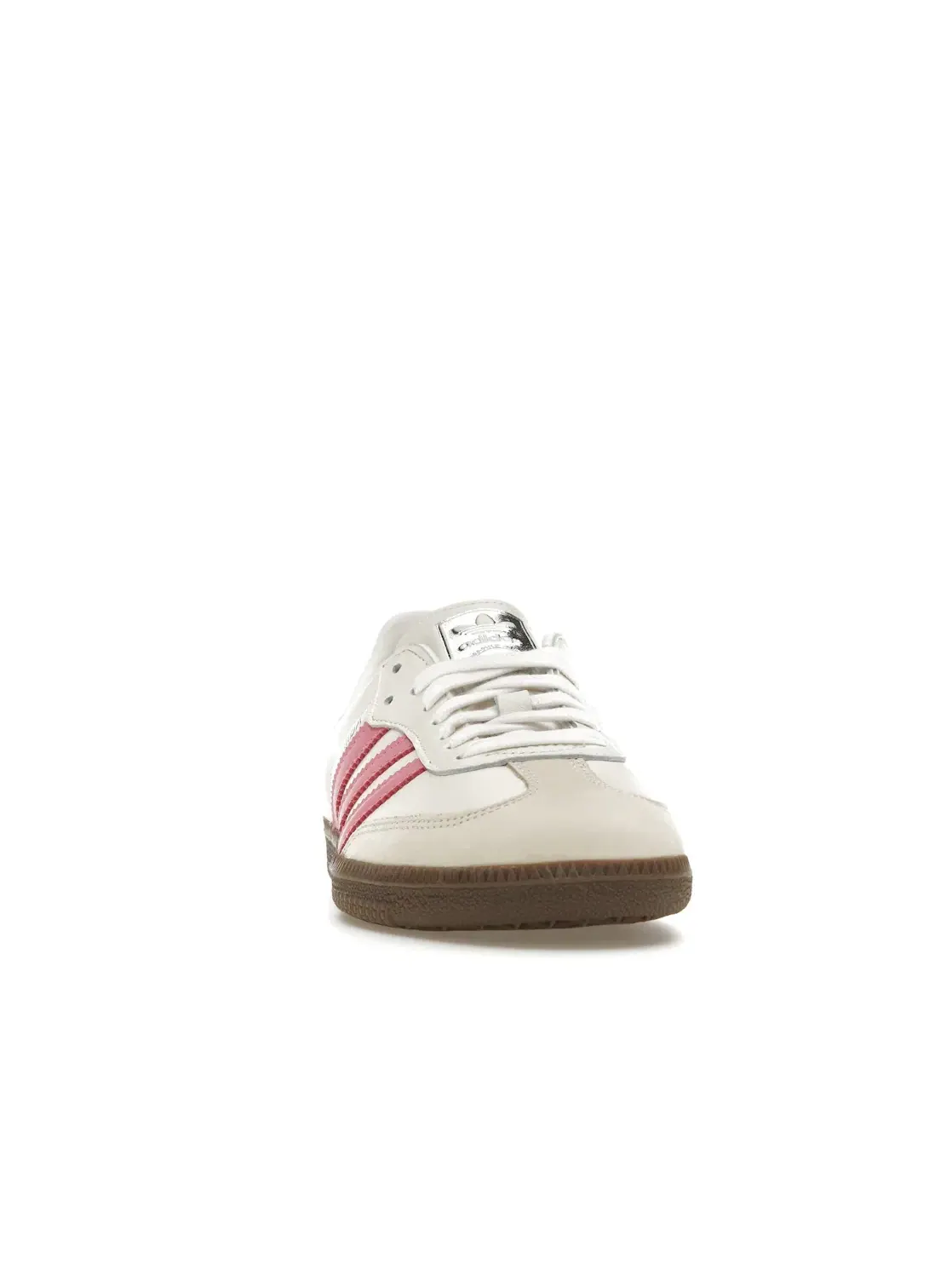 Женские кроссовки с замшевым верхом Adidas Samba OG — изображение 2 из 4, белый/розовый