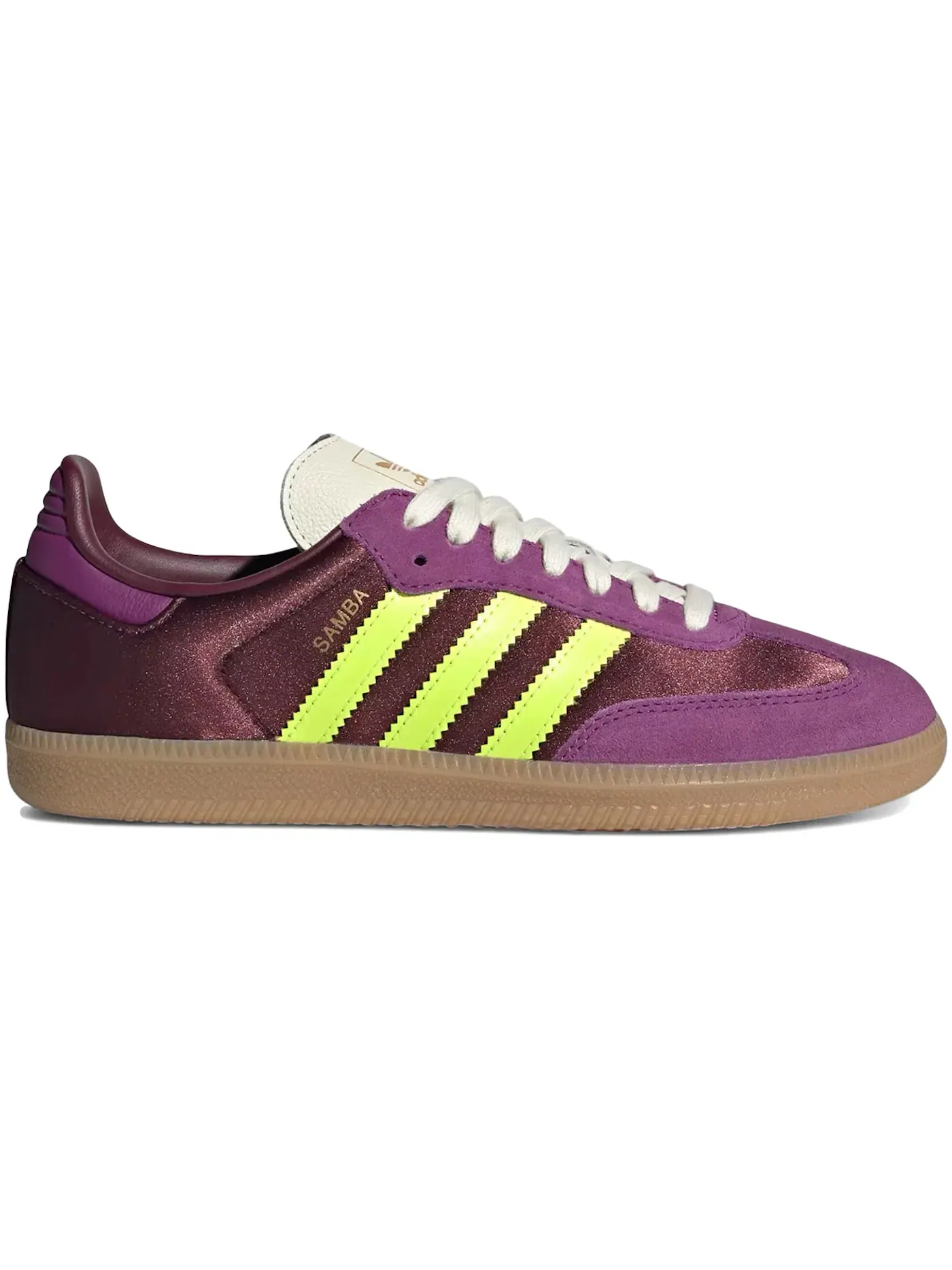 Женские кроссовки Lifestyle Adidas Samba OG, Maroon/Rich Mauve/Gum — изображение 1 из 1