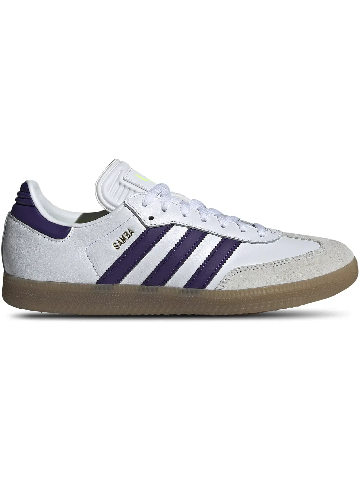 Мужские кроссовки Lifestyle с принтом Samba OG Adidas — изображение 1 из 1, белый/фиолетовый