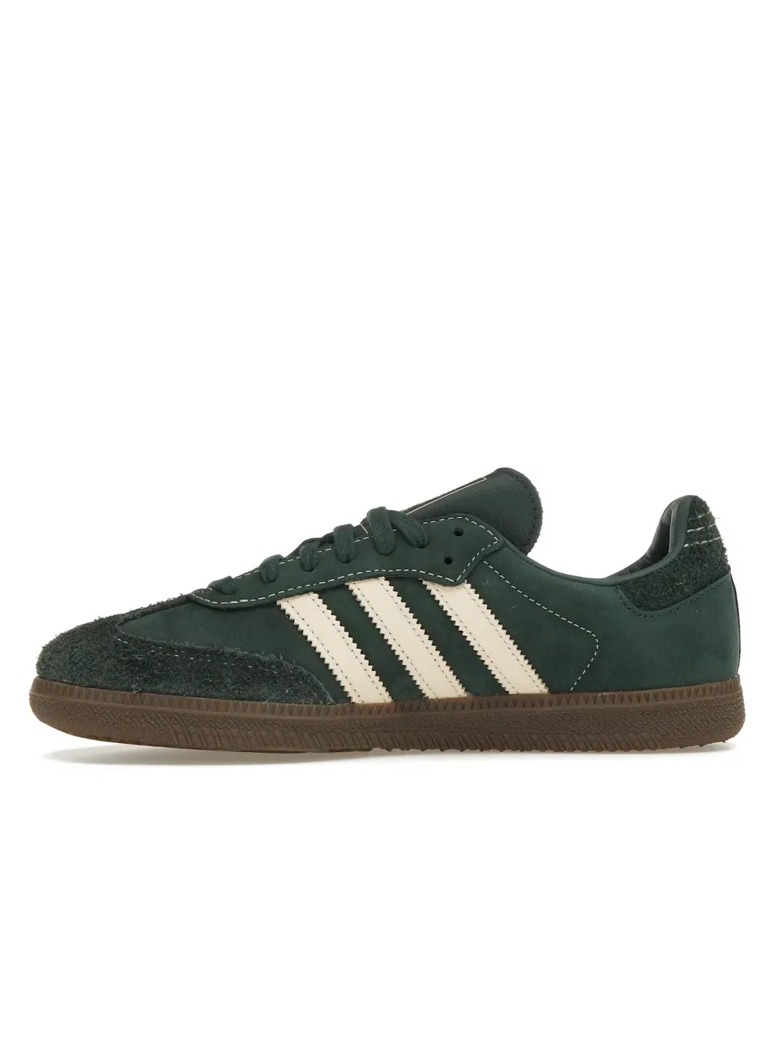 Женские кроссовки с замшевыми вставками Adidas Samba OG — изображение 3 из 4, зеленый песочный зеленый
