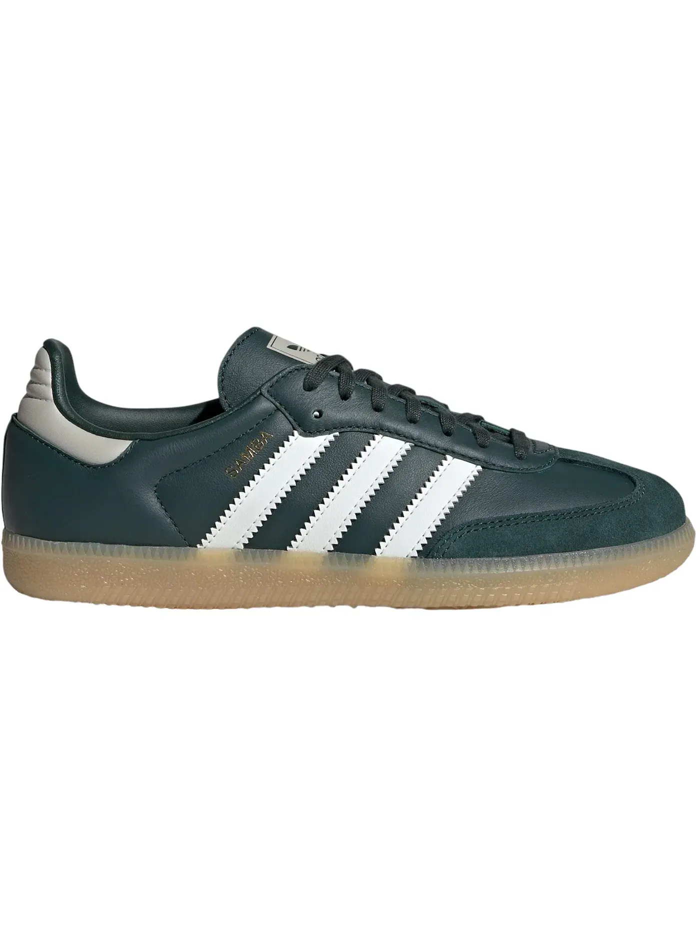 Детские кеды с замшевым верхом Adidas Samba OG — изображение 1 из 1, зеленый/белый/серый
