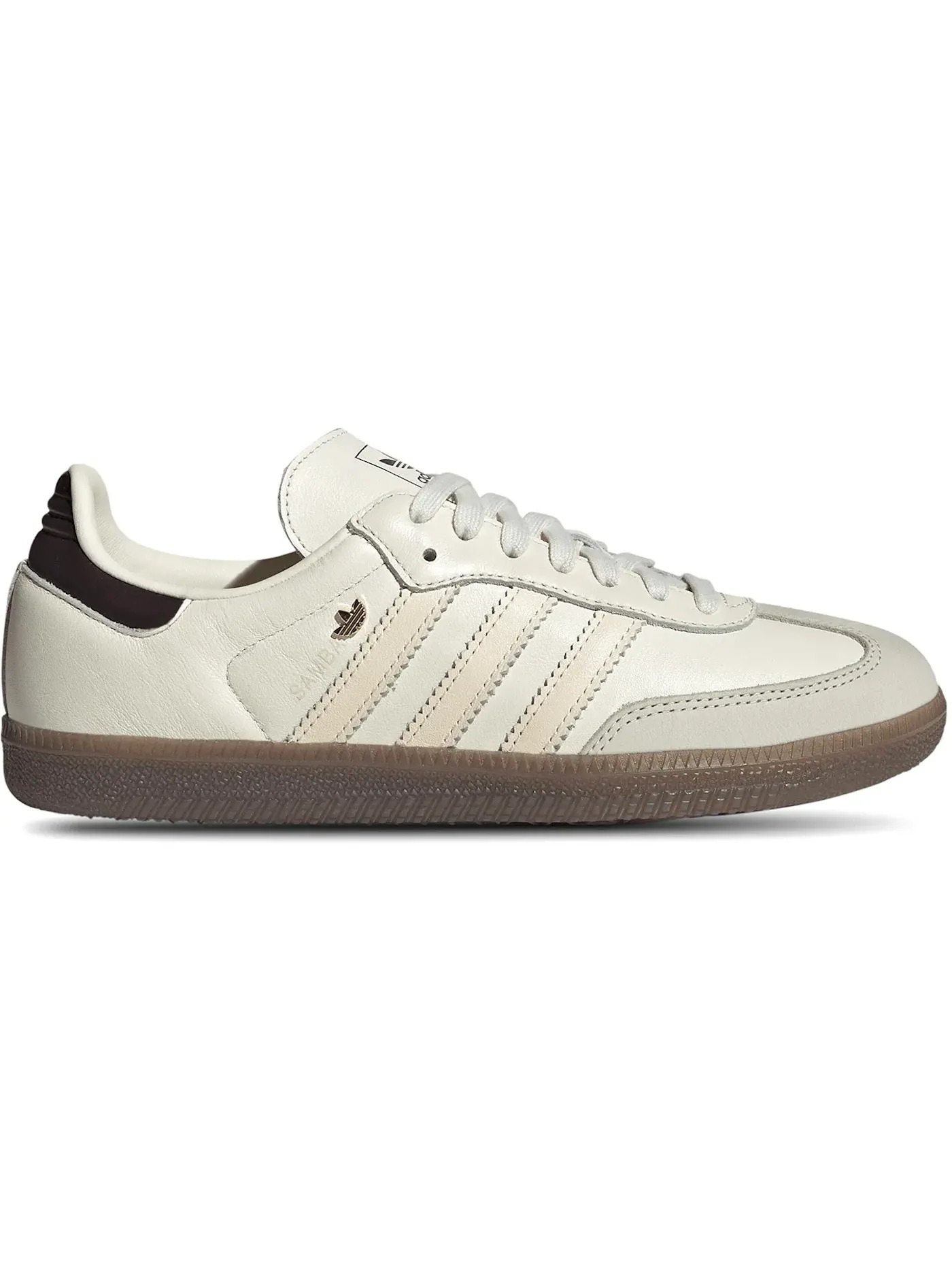 Женские кроссовки с замшевым T-toe Adidas Samba OG — изображение 1 из 1, белый/белый
