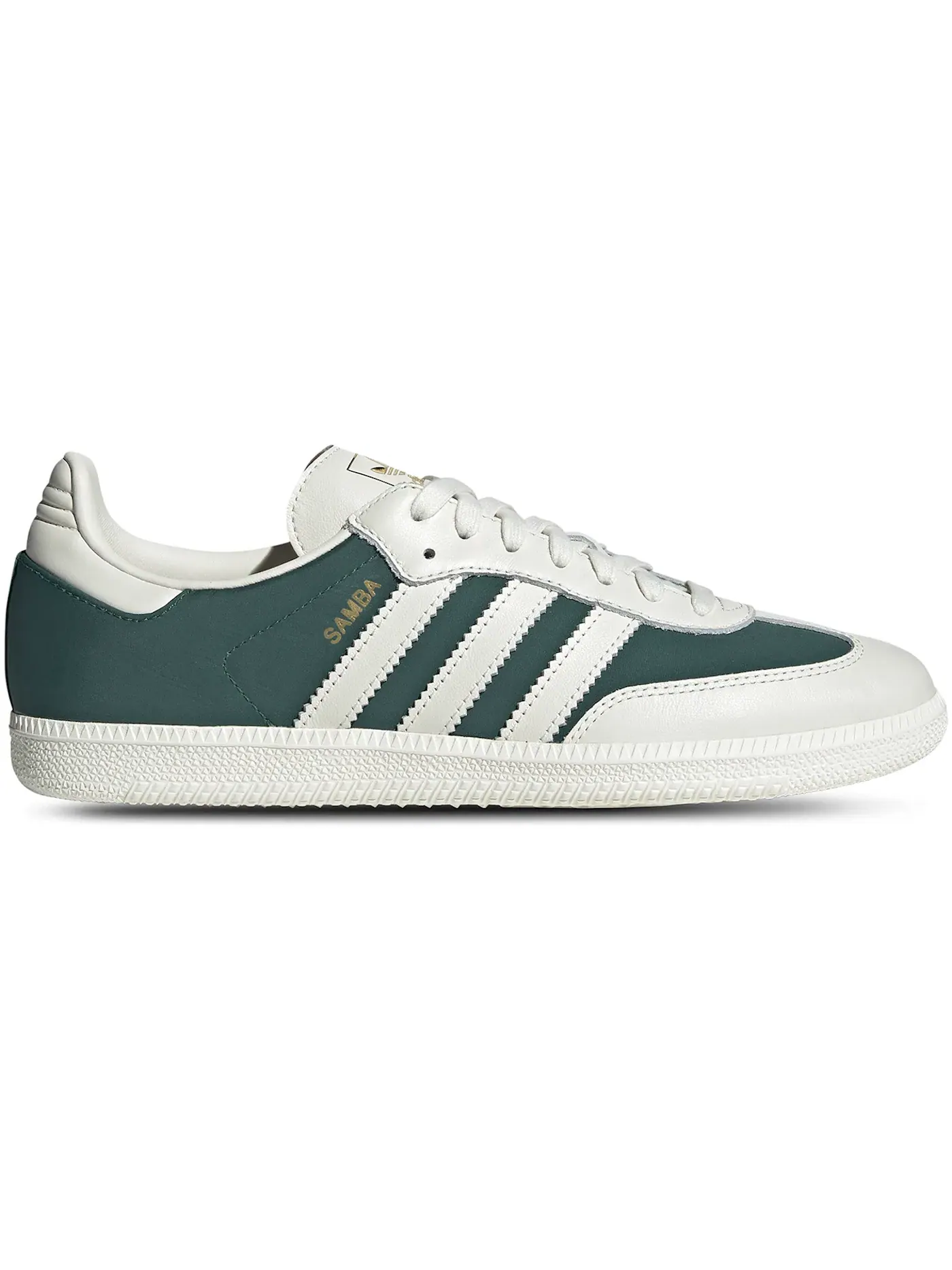 Мужские повседневные кроссовки Adidas Samba OG — изображение 1 из 1, белый белый зеленый