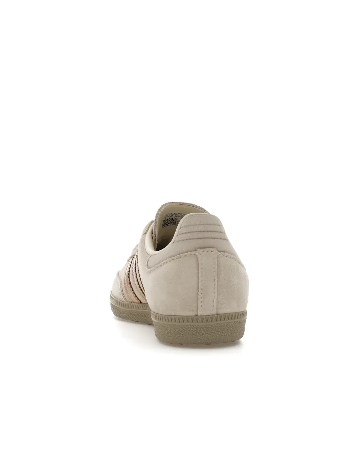 Женские кроссовки с металлическим акцентом Adidas Samba OG — изображение 4 из 4, белый/металлик
