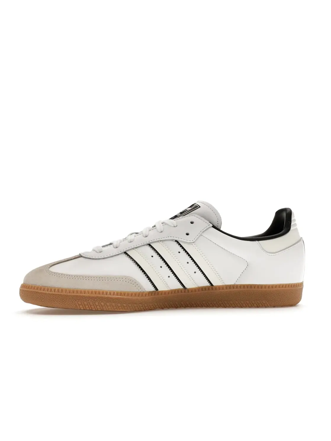 Мужские кроссовки с замшевым носком Adidas Samba OG — изображение 3 из 4, белый/белый/черный