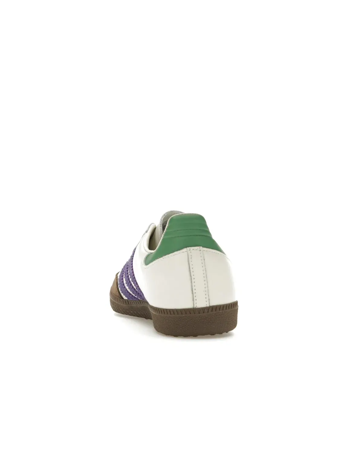 Женские кроссовки lifestyle Adidas Samba OG — изображение 4 из 4, белый/фиолетовый/зеленый
