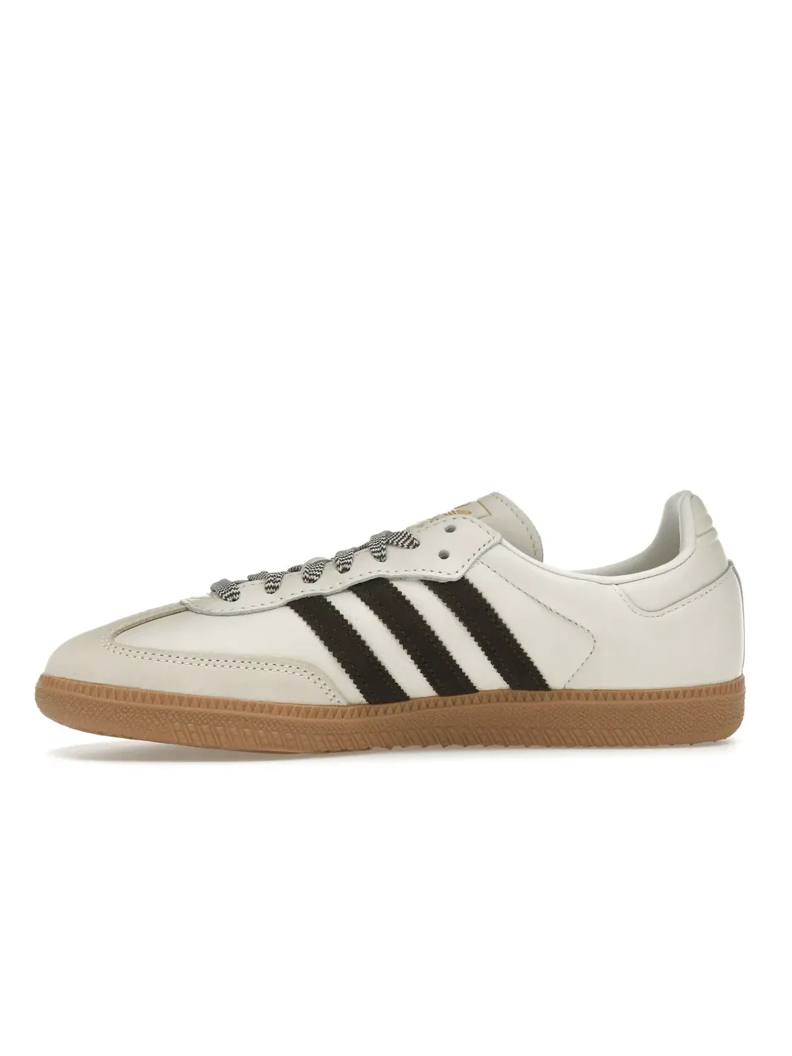 Женские кроссовки lifestyle Adidas Samba OG — изображение 3 из 4, белый темный коричневый