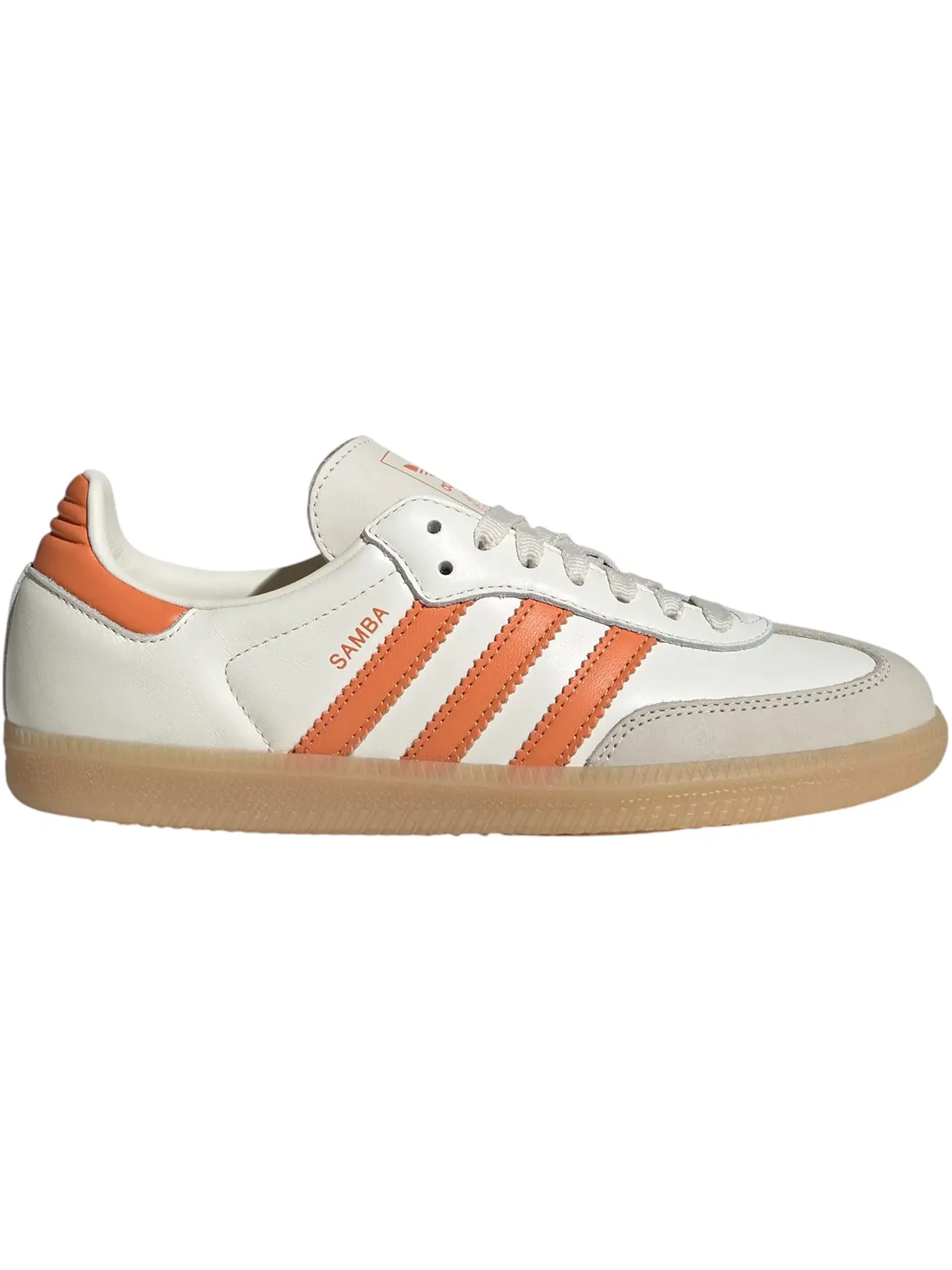 Женские кроссовки Lifestyle Adidas Samba OG — изображение 1 из 1, белый/оранжевый