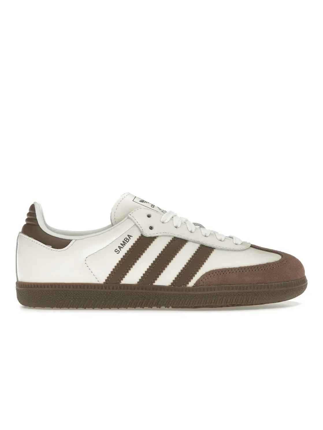 Мужские кроссовки с замшевым и кожаным верхом Adidas Samba OG — изображение 1 из 4, белый