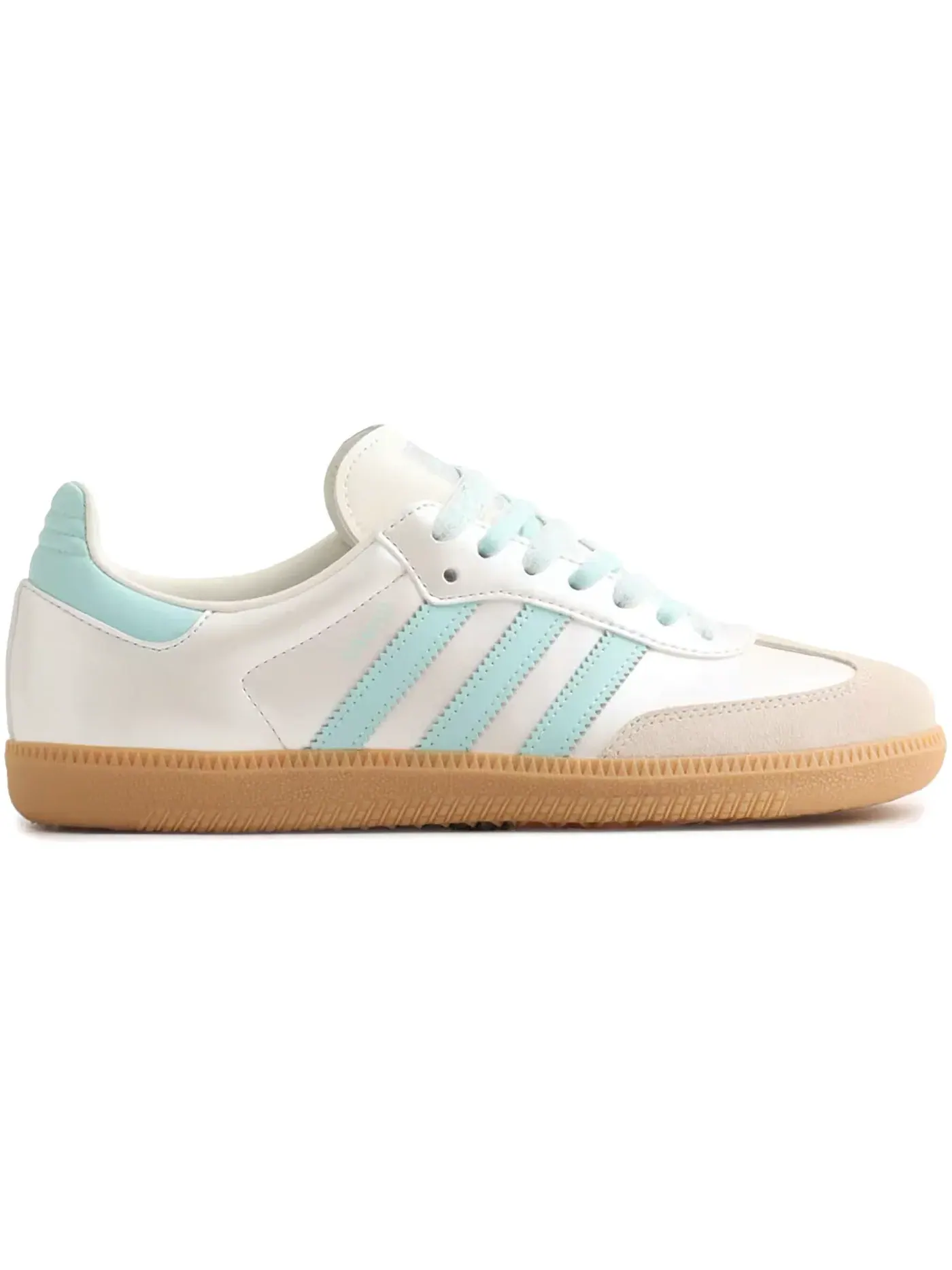 Женские кроссовки Lifestyle Adidas Samba OG — изображение 1 из 1, белый/голубой/белый