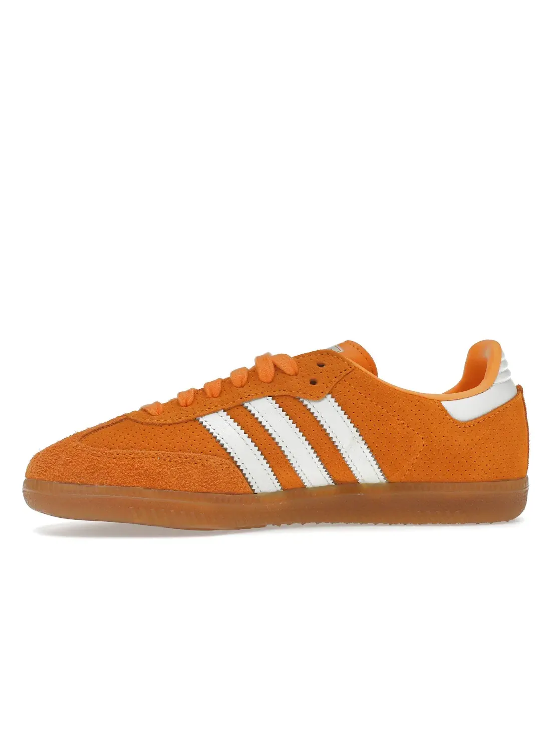 Мужские кроссовки с кожаным верхом Adidas Samba OG — изображение 3 из 4, оранжевый/белый