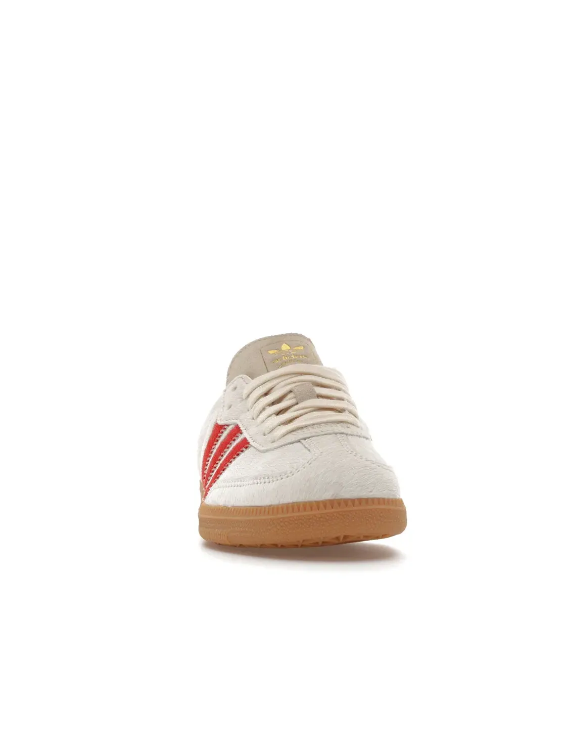 Женские кроссовки с пони-волосом Adidas Samba OG — изображение 2 из 4, бежевый/кремовый белый