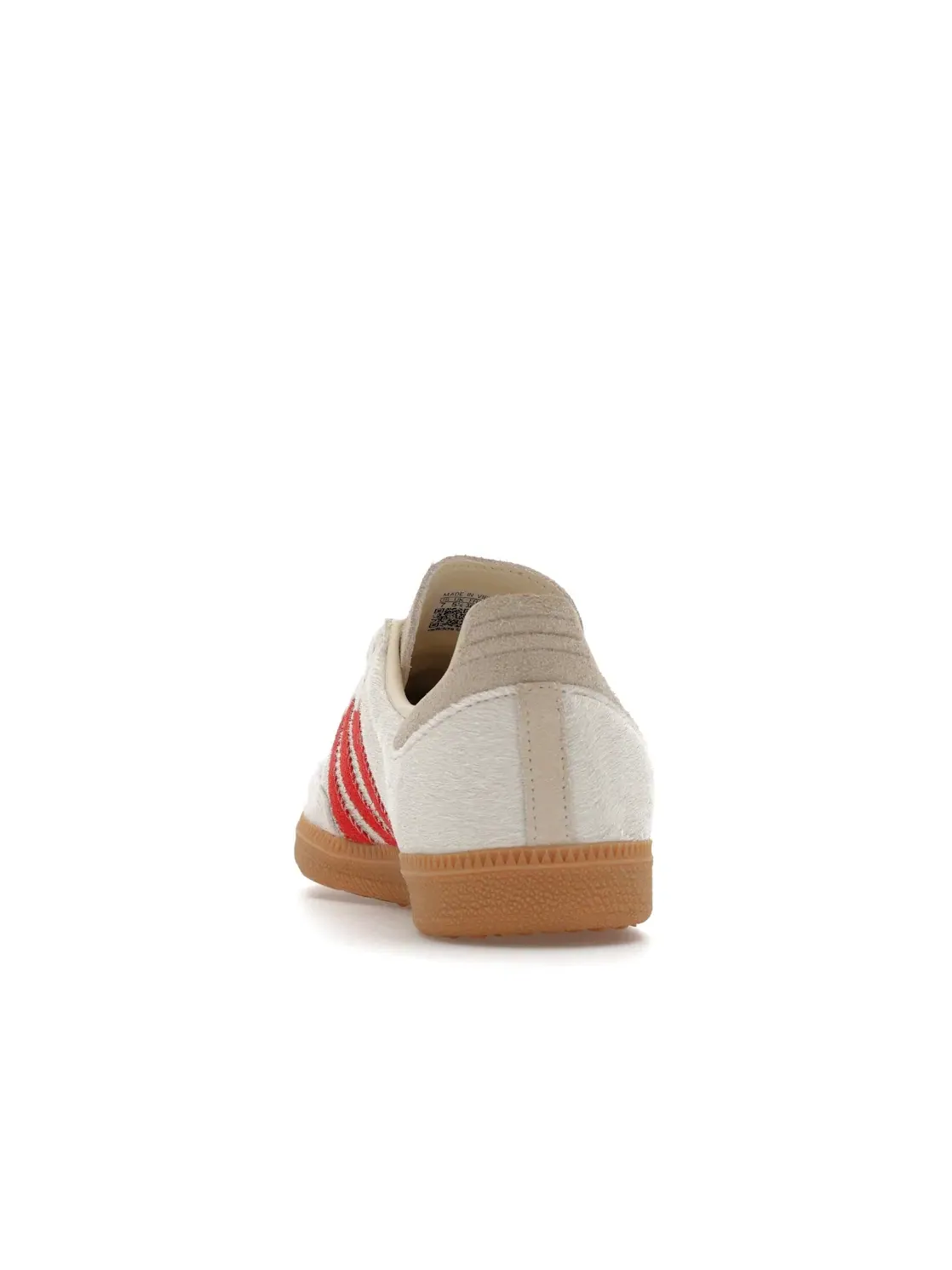 Женские кроссовки с пони-волосом Adidas Samba OG — изображение 4 из 4, бежевый/кремовый белый