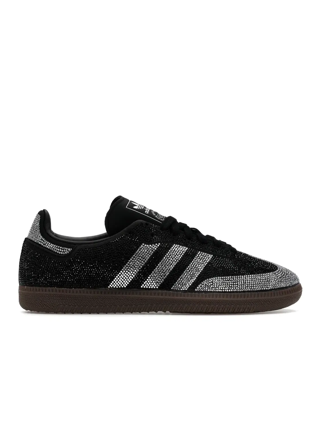 Женские кроссовки с принтом Adidas Samba OG — изображение 1 из 4, черный/черный/темный