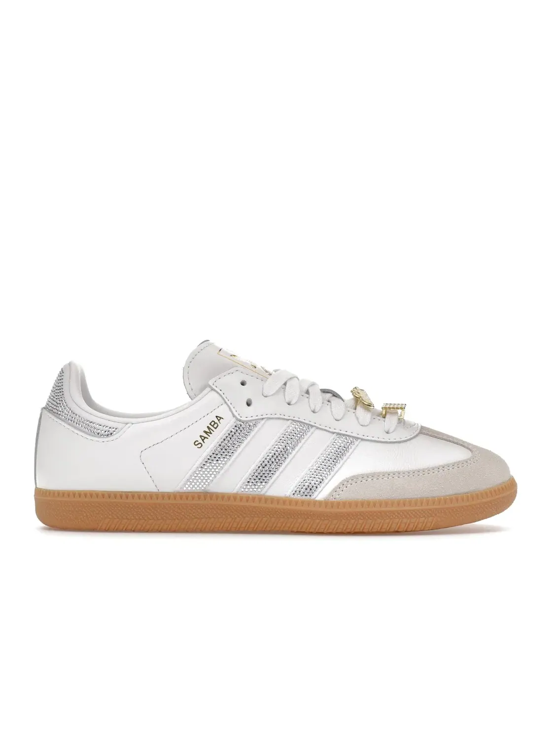 Женские кроссовки lifestyle Adidas Samba OG — изображение 1 из 4, белый/серебристый
