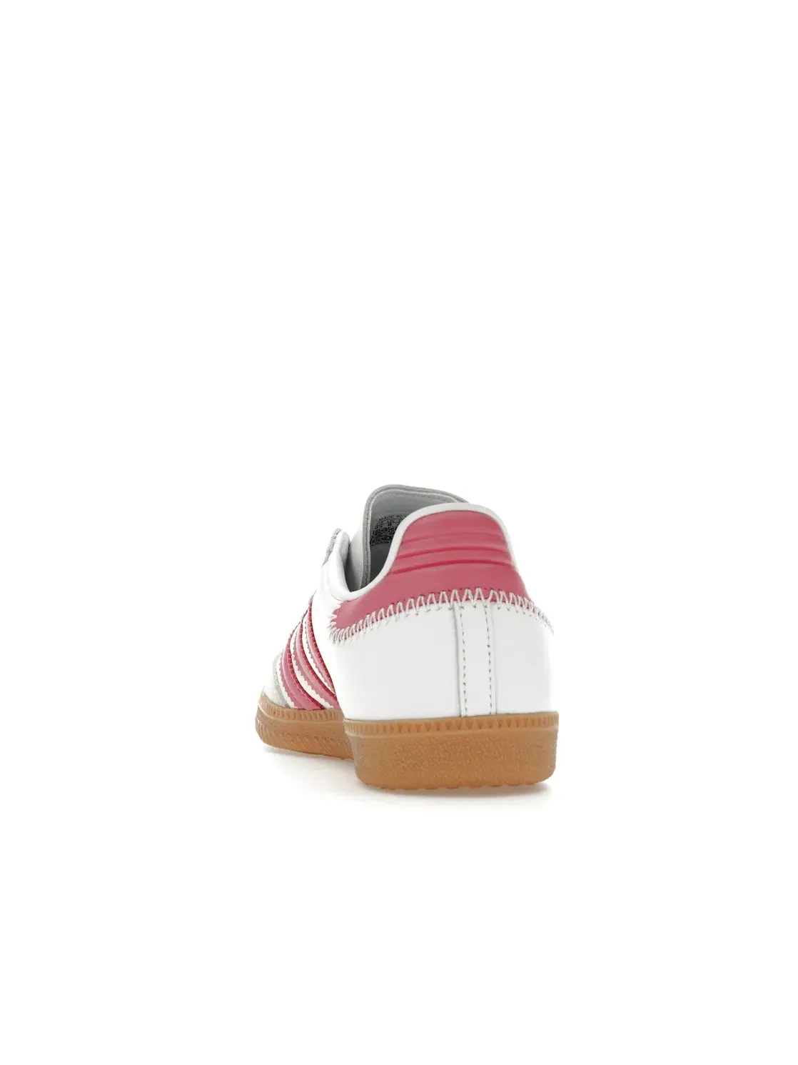 Женские кроссовки с замшевым и кожаным верхом Adidas Samba OG Rose Tone — изображение 4 из 4, белый/розовый/зеленый